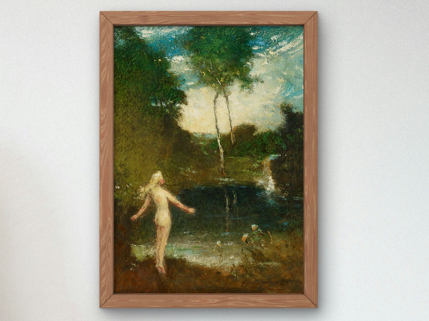 The Diver by Elliott Daingerfield, Wall Art Print, Fine Art Reproduction, Museum Quality Decor, Poster