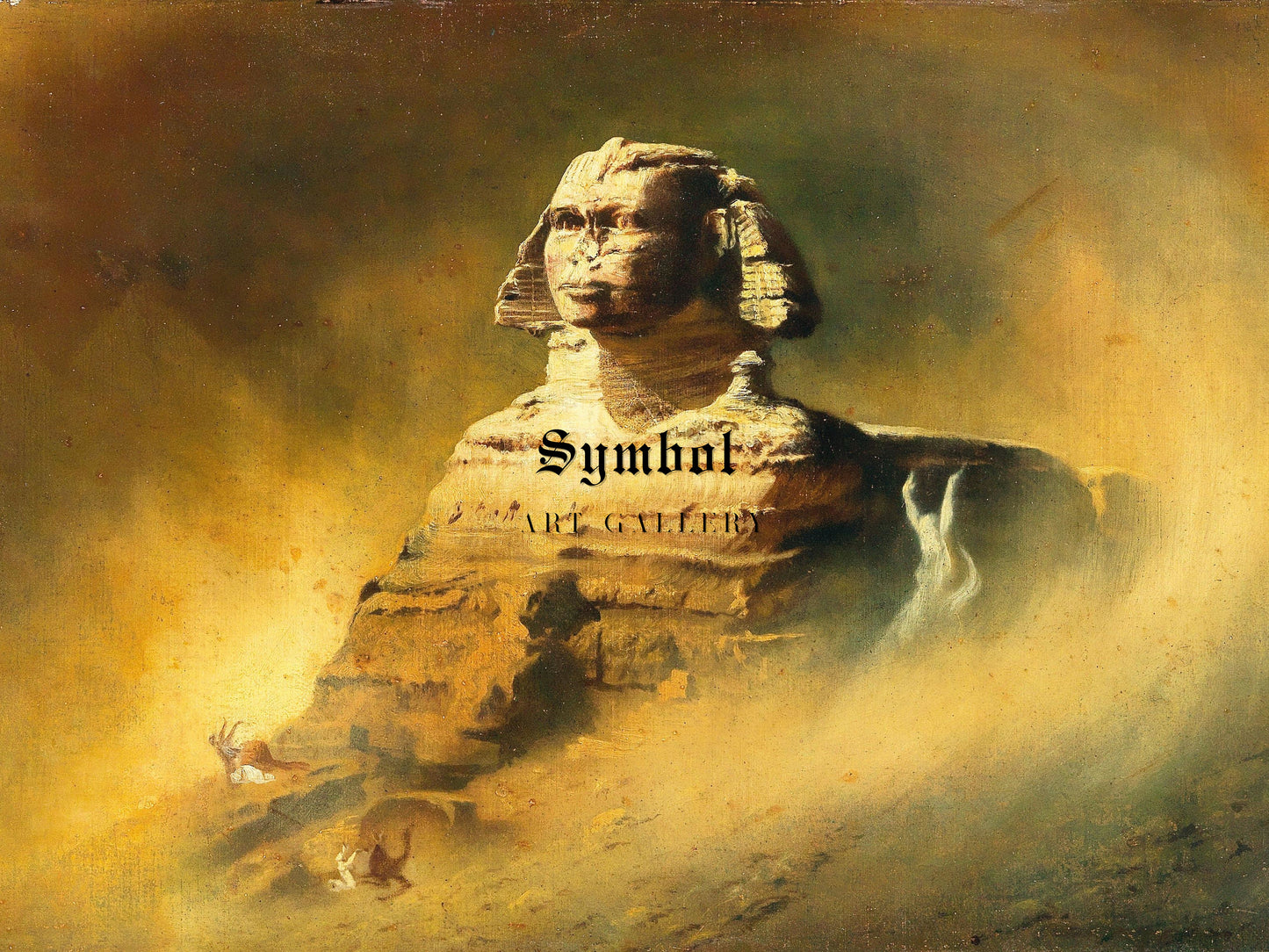 Sphinx by Karl Wilhelm Diefenbach, Wall Art Print, Fine Art Reproduction, Museum Quality Decor, Poster