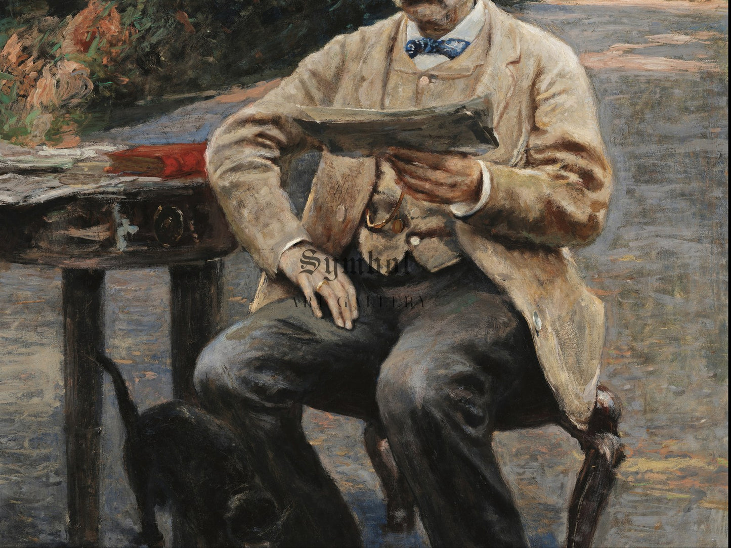 Portrait of Lodovico Bianchi by Emilio Gola 1906, Wall Art Print, Fine Art Reproduction, Museum Quality Decor, Poster