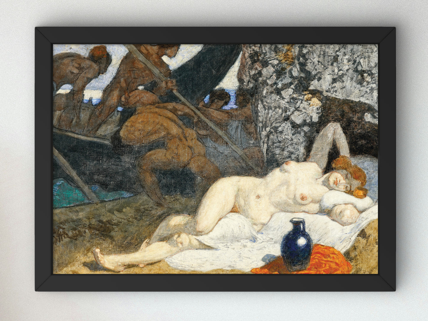 Ariadne on Naxos by Alexander Rothaug, Wall Art Print, Fine Art Reproduction, Museum Quality Decor, Poster