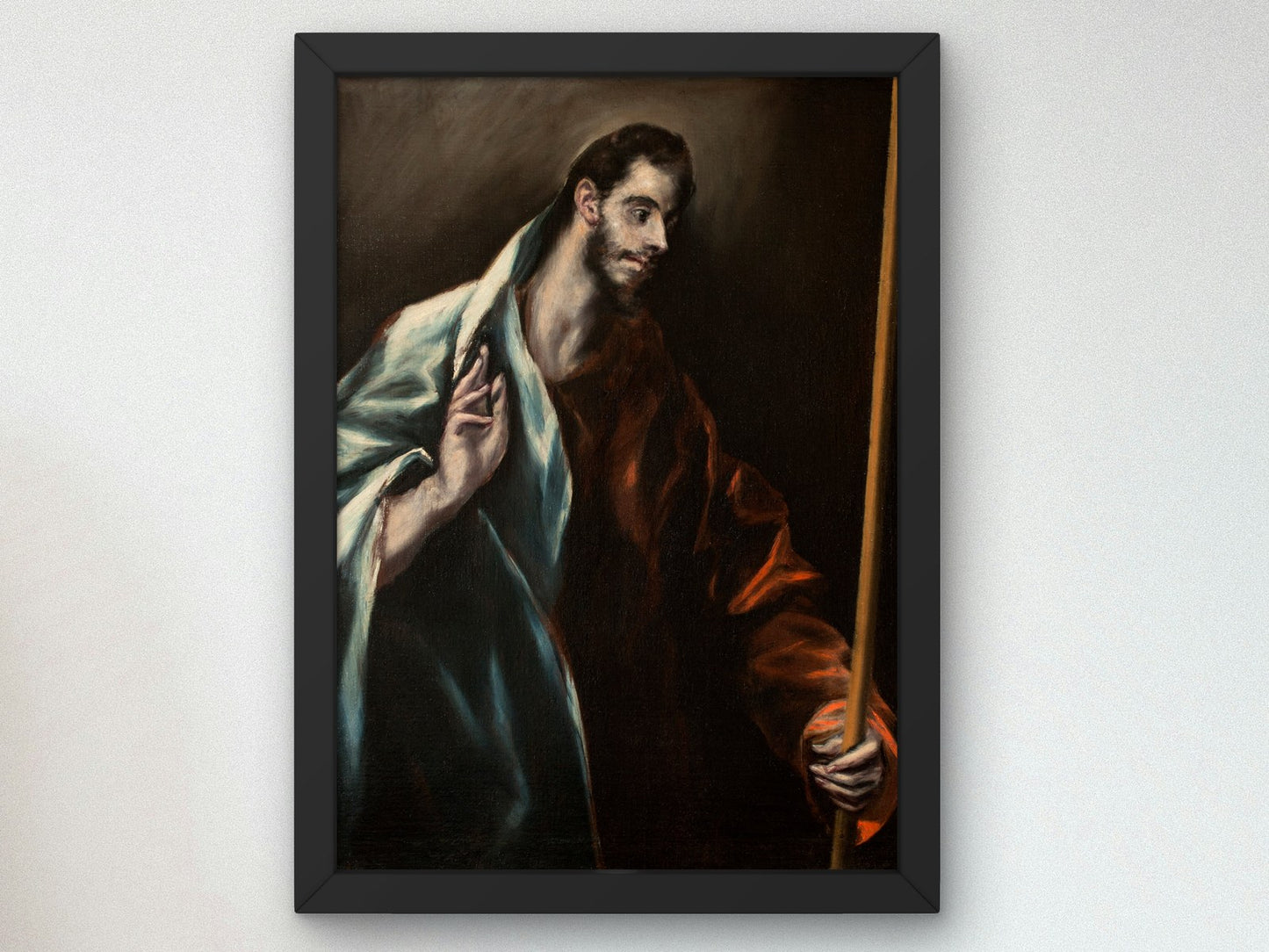 Saint Thomas by El Greco 1610, Wall Art Print, Fine Art Reproduction, Museum Quality Decor, Poster