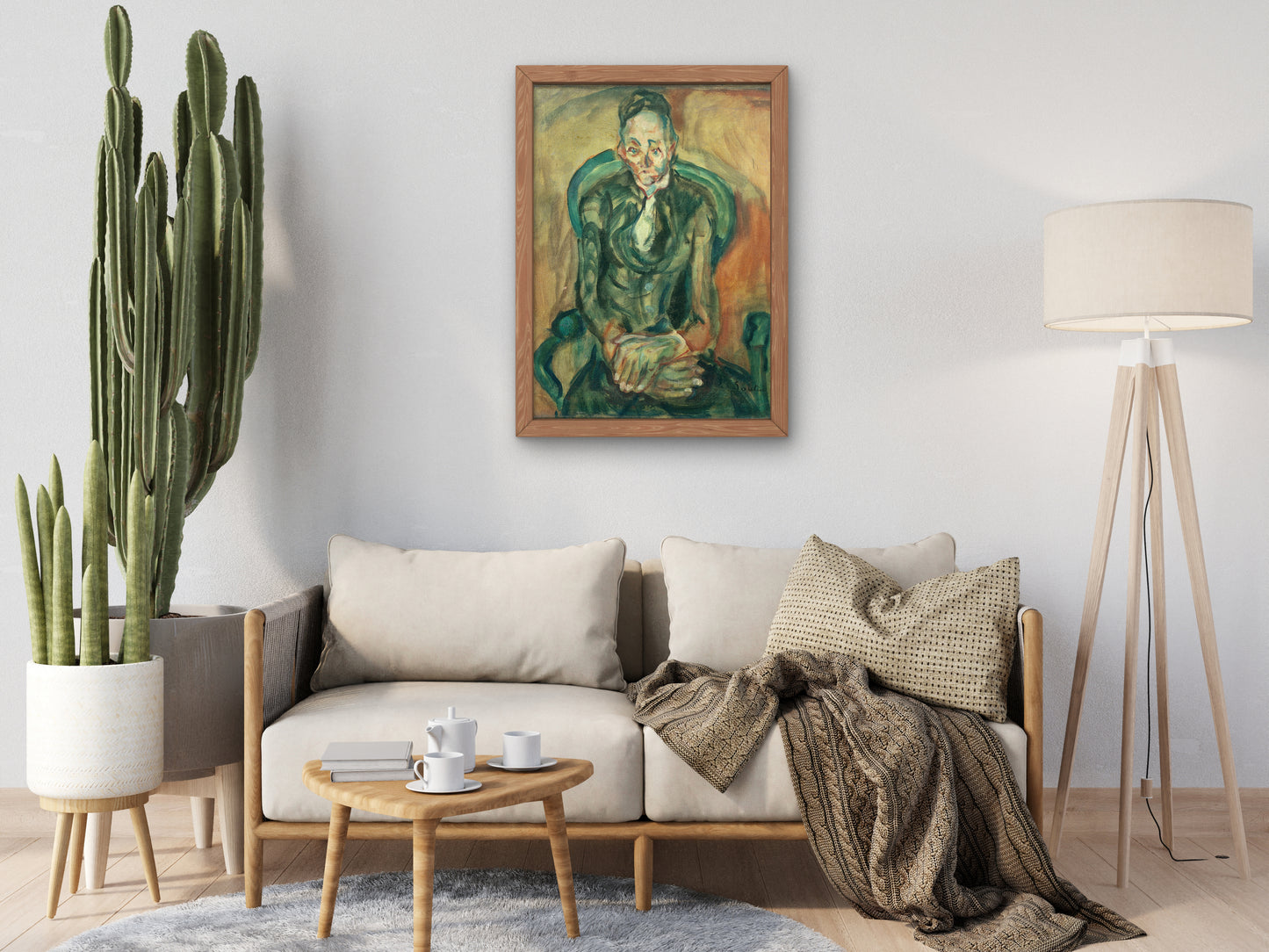 Seated Woman by Chaïm Soutine 1923, Wall Art Print, Fine Art Reproduction, Museum Quality Decor, Poster
