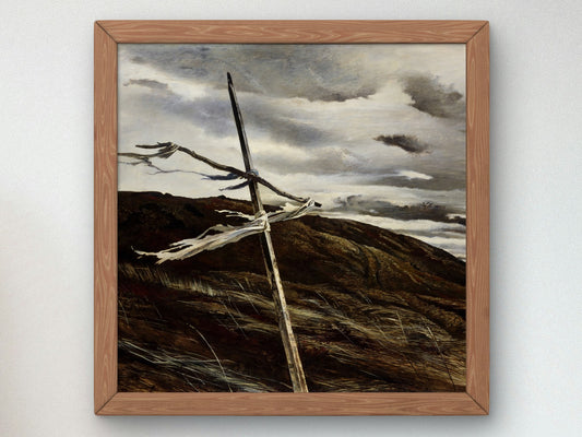 Dodges Ridge by Andrew Wyeth 1947, Wall Art Print, Fine Art Reproduction, Museum Quality Decor, Poster