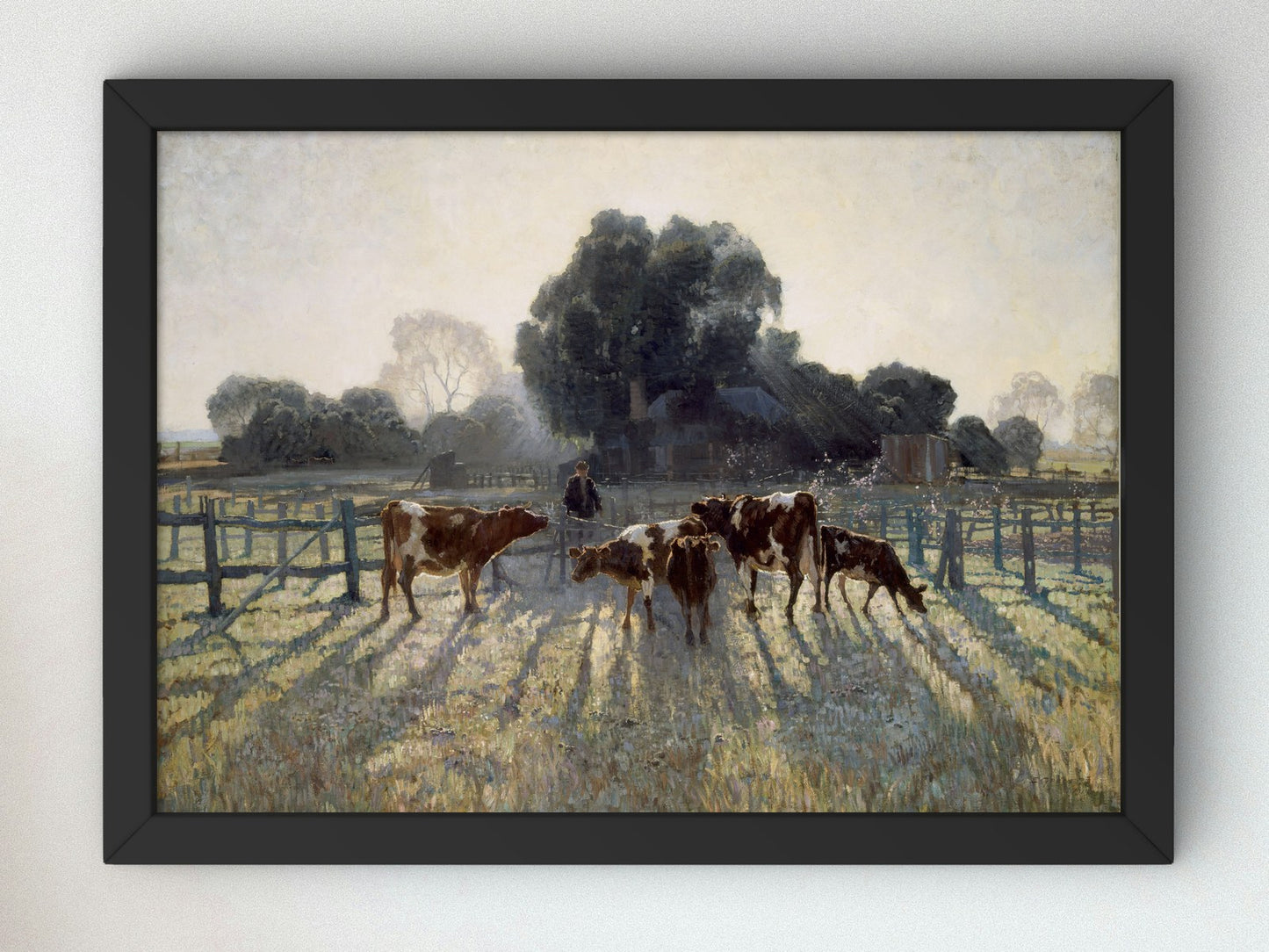 Spring Frost by Elioth Gruner 1919, Wall Art Print, Fine Art Reproduction, Museum Quality Decor, Poster
