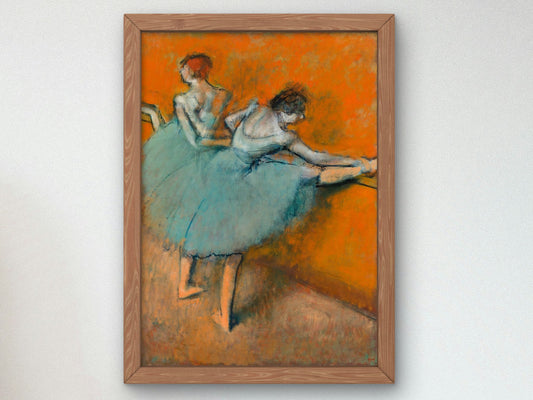 Dancers at the Barre by Edgar Degas 1900, Wall Art Print, Fine Art Reproduction, Museum Quality Decor, Poster