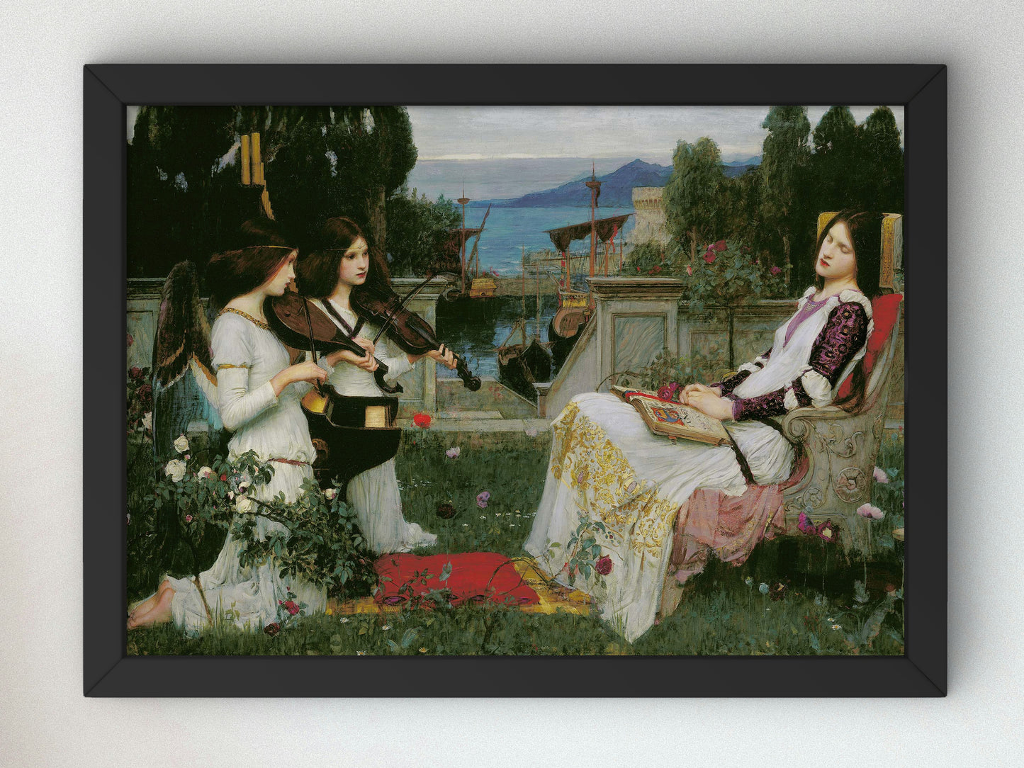 Saint Cecilia by John William Waterhouse 1895, Wall Art Print, Fine Art Reproduction, Museum Quality Decor, Poster