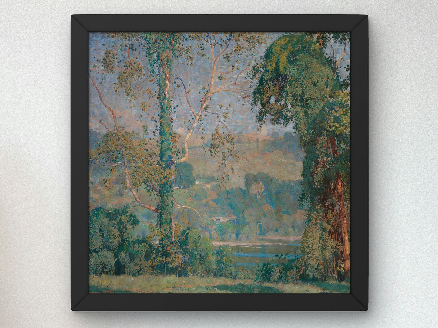 Vineclad Trees by Daniel Garber 1916, Wall Art Print, Fine Art Reproduction, Museum Quality Decor, Poster