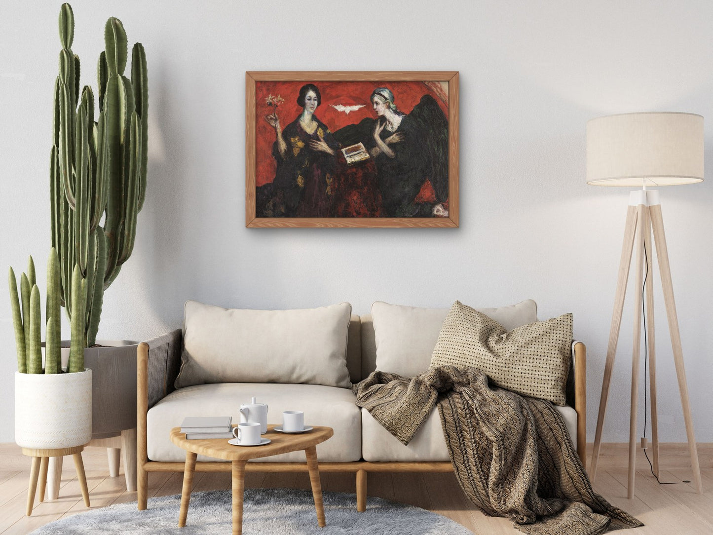 The Announciation by Andrés de Santa María 1934, Wall Art Print, Fine Art Reproduction, Museum Quality Decor, Poster