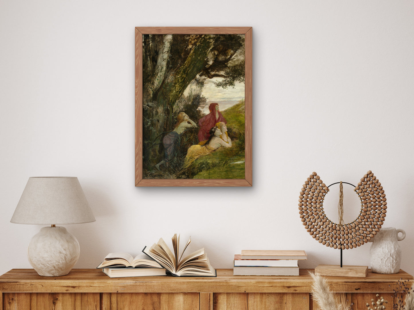 Dryads by Arnold Böcklin 1897, Wall Art Print, Fine Art Reproduction, Museum Quality Decor, Poster