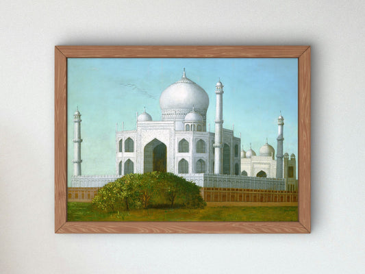 The Taj Mahal by Erastus Salisbury Field, Wall Art Print, Fine Art Reproduction, Museum Quality Decor, Poster