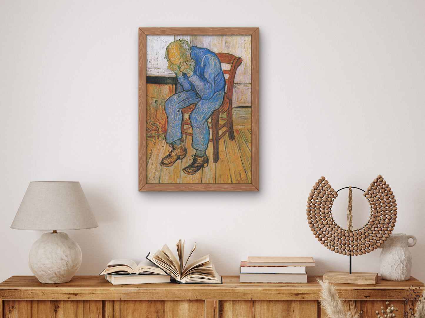 At Eternity's Gate by Vincent van Gogh 1890, Wall Art Print, Fine Art Reproduction, Museum Quality Decor, Poster