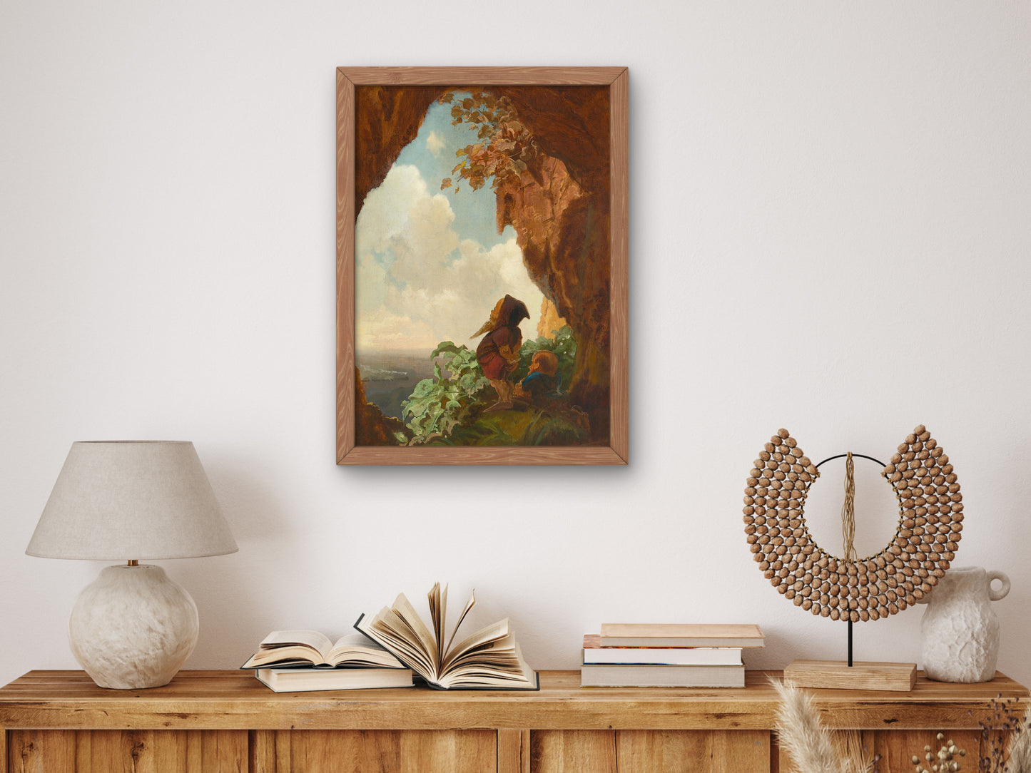 The First Railway by Carl Spitzweg 1845, Wall Art Print, Fine Art Reproduction, Museum Quality Decor, Poster