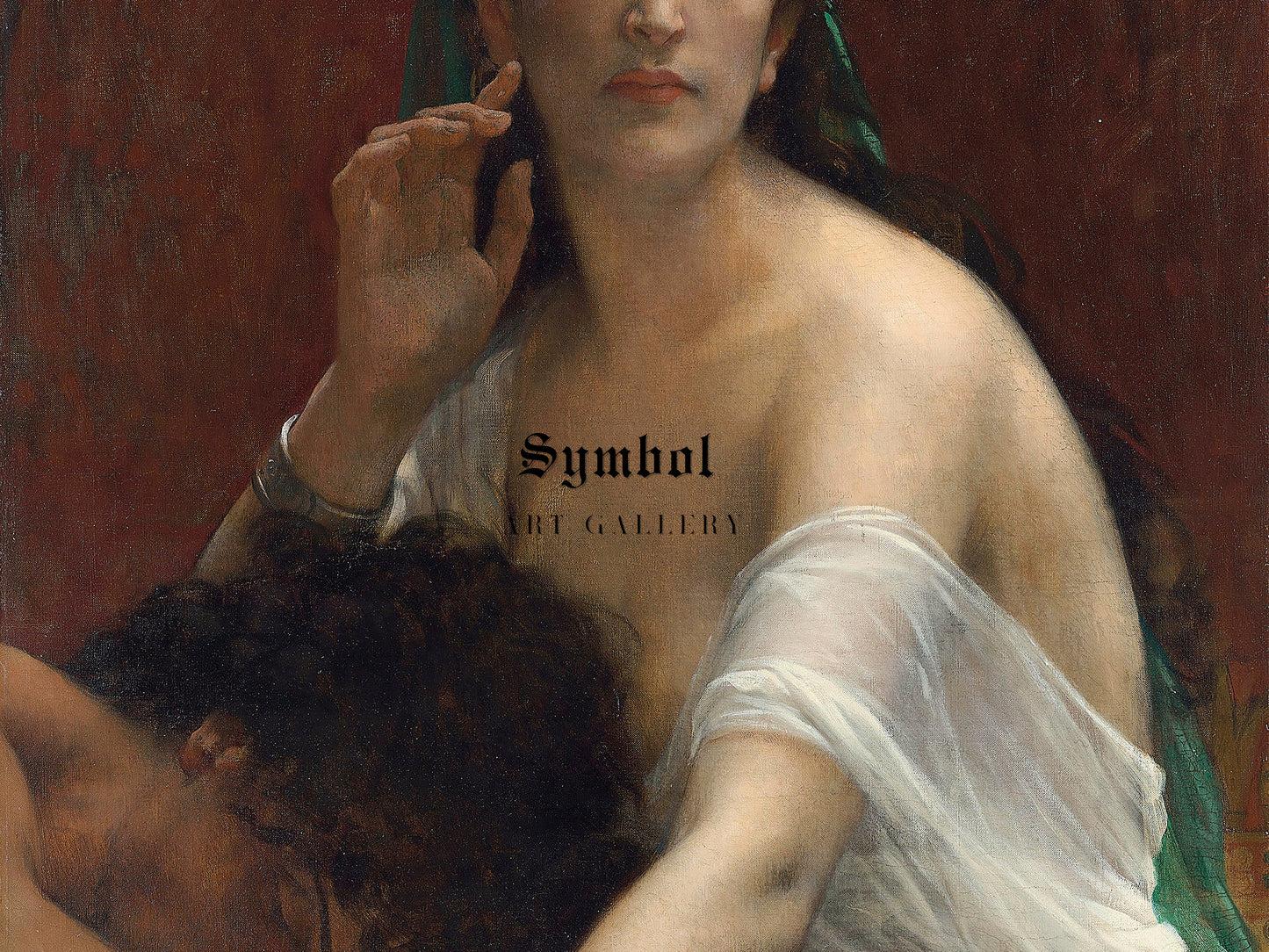 Samson and Delilah by Alexandre Cabanel 1878, Wall Art Print, Fine Art Reproduction, Museum Quality Decor, Poster