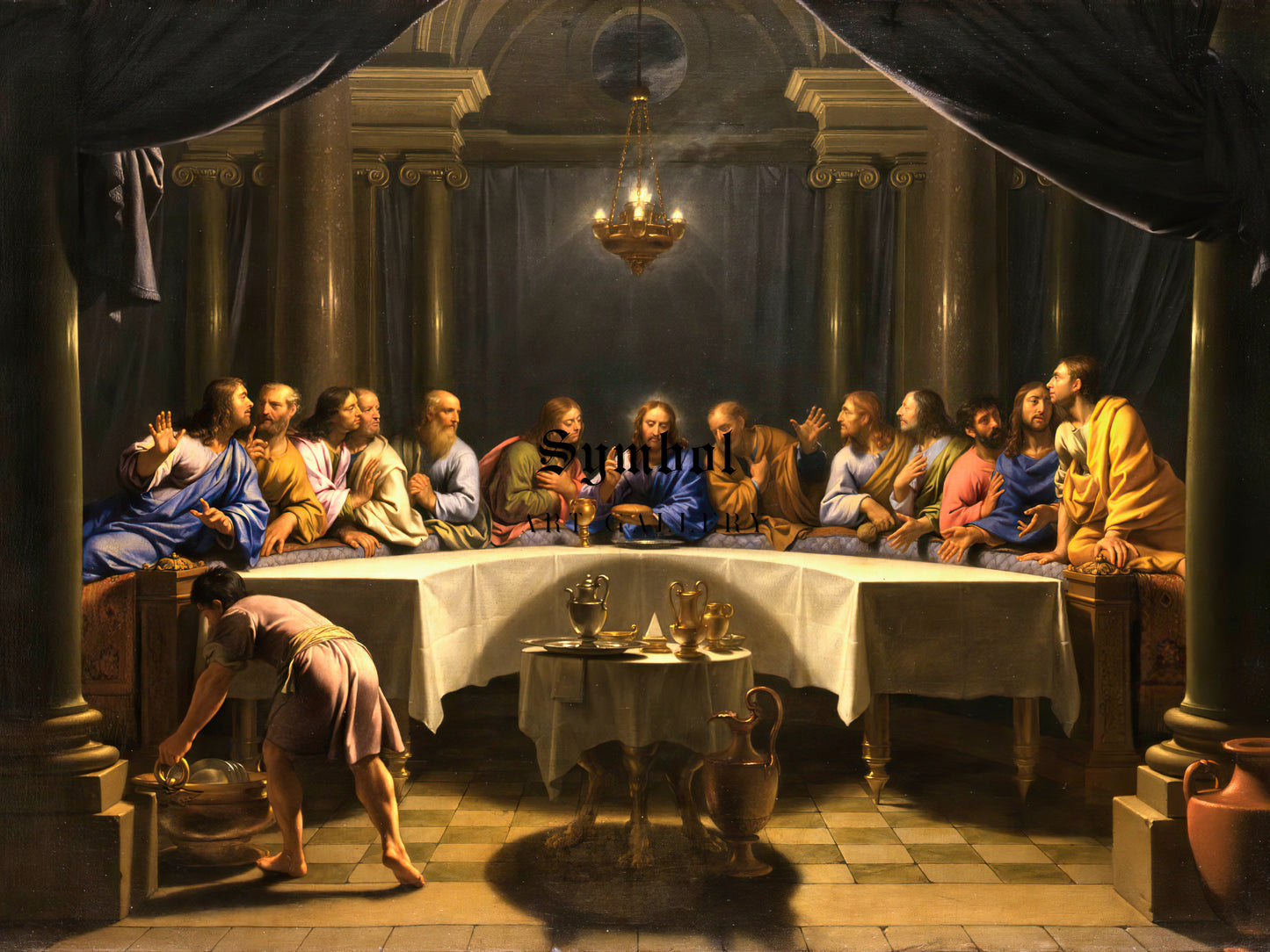 The Last Supper by Jean Baptiste de Champaigne, Wall Art Print, Fine Art Reproduction, Museum Quality Decor, Poster