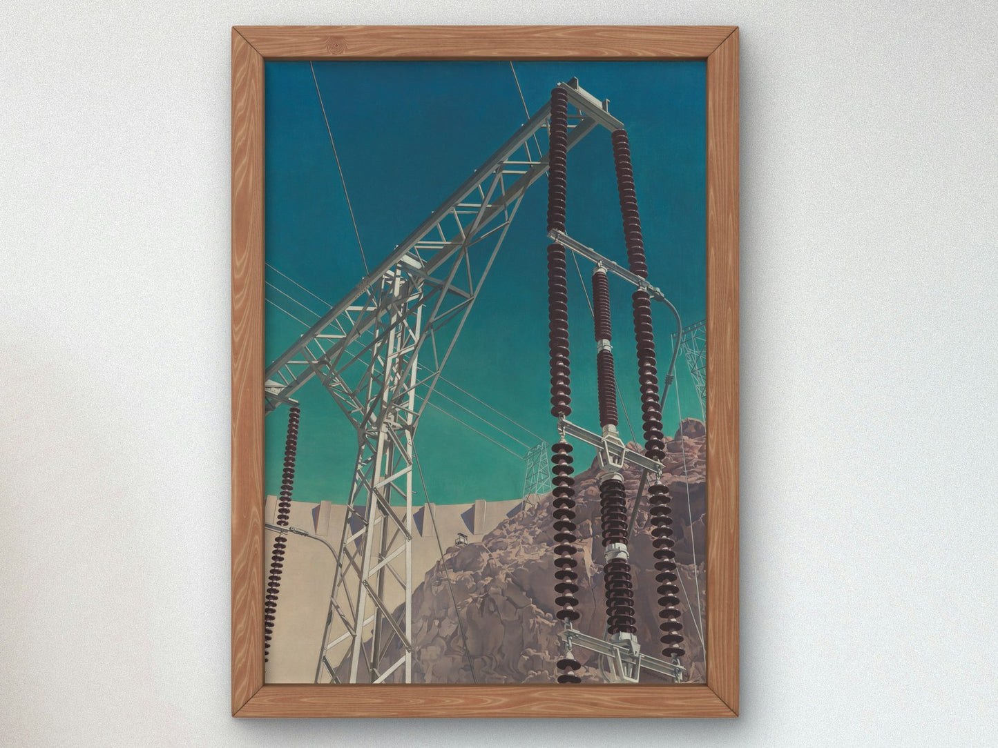 Conversation Sky and Earth by Charles Sheeler 1940, Wall Art Print, Fine Art Reproduction, Museum Quality Decor, Poster