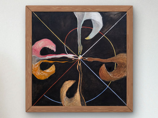 Group IX SUW The Swan No. 7 by Hilma af Klint 1915, Wall Art Print, Fine Art Reproduction, Museum Quality Decor, Poster