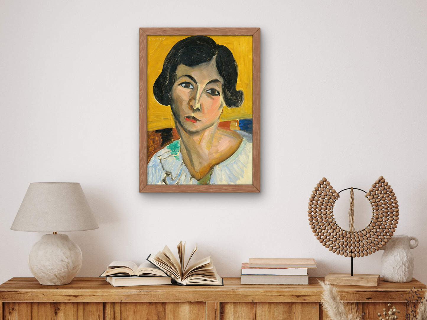 Tête de femme penchée Lorette by Henri Matisse 1916, Wall Art Print, Fine Art Reproduction, Museum Quality Decor, Poster