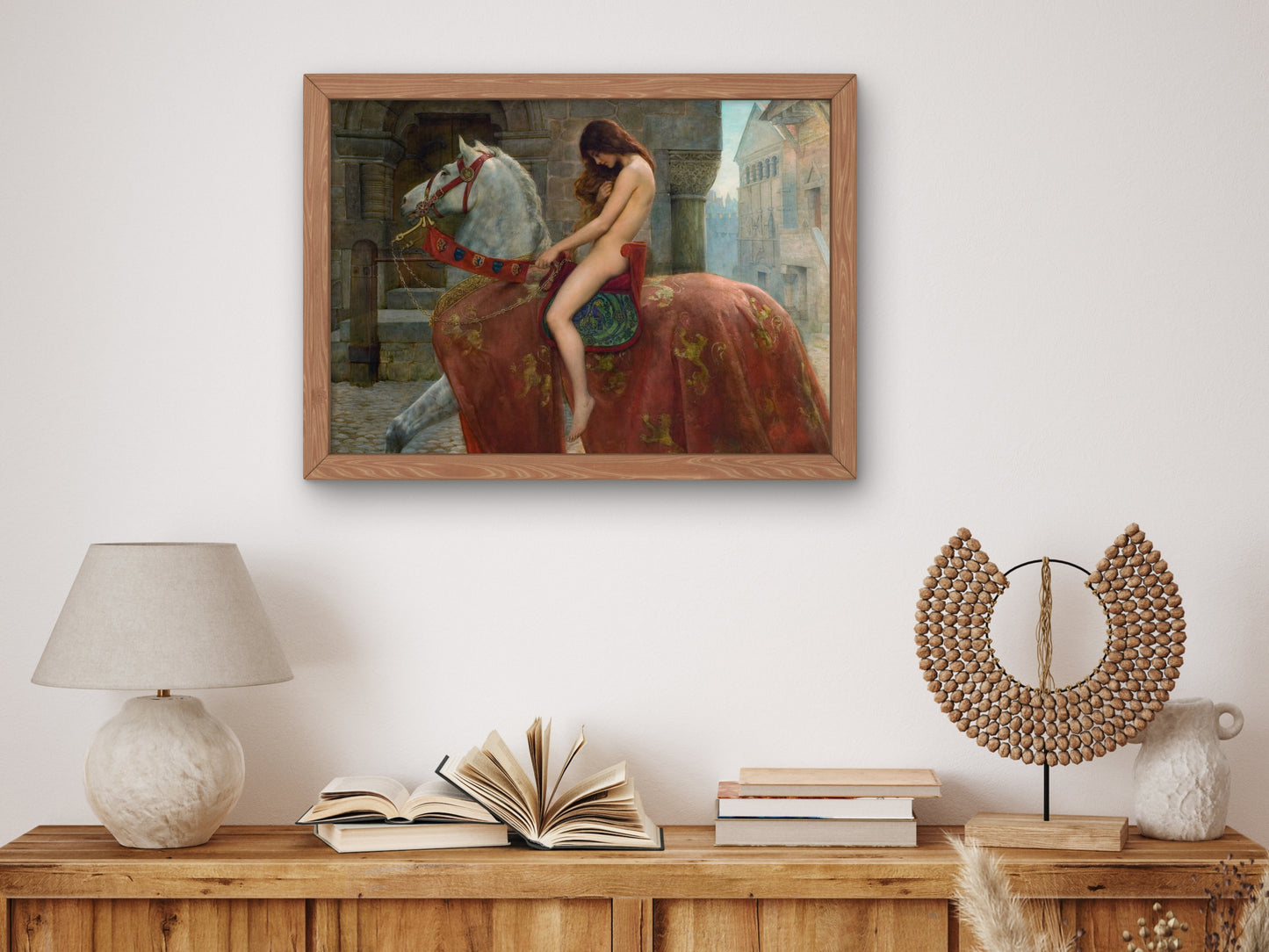Lady Godiva by John Collier 1898, Wall Art Print, Fine Art Reproduction, Museum Quality Decor, Poster