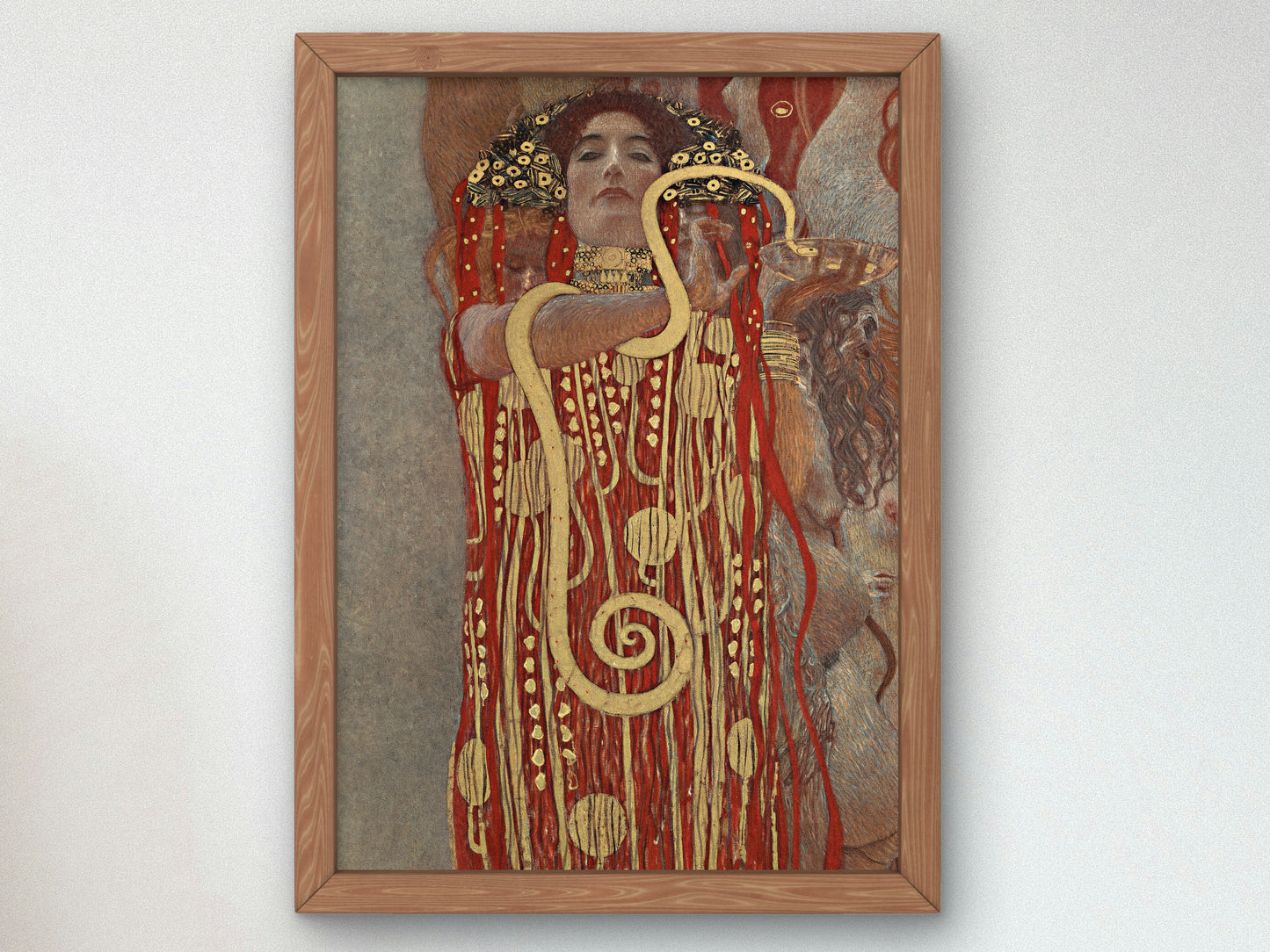 Hygieia by Gustav Klimt 1901, Wall Art Print, Fine Art Reproduction, Museum Quality Decor, Poster