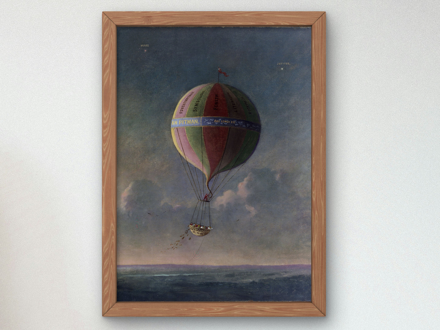 Benn Pittman Balloon by Frank Duveneck, Wall Art Print, Fine Art Reproduction, Museum Quality Decor, Poster