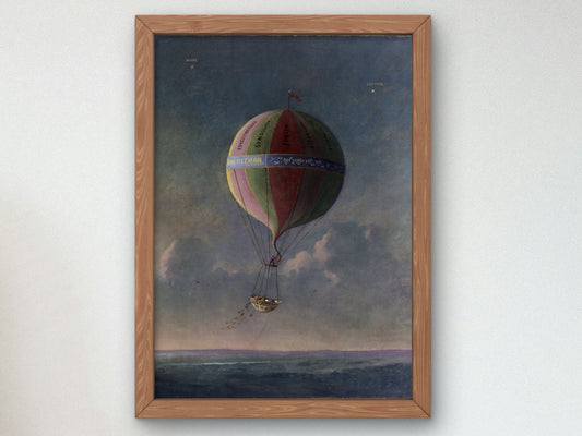 Benn Pittman Balloon by Frank Duveneck, Wall Art Print, Fine Art Reproduction, Museum Quality Decor, Poster