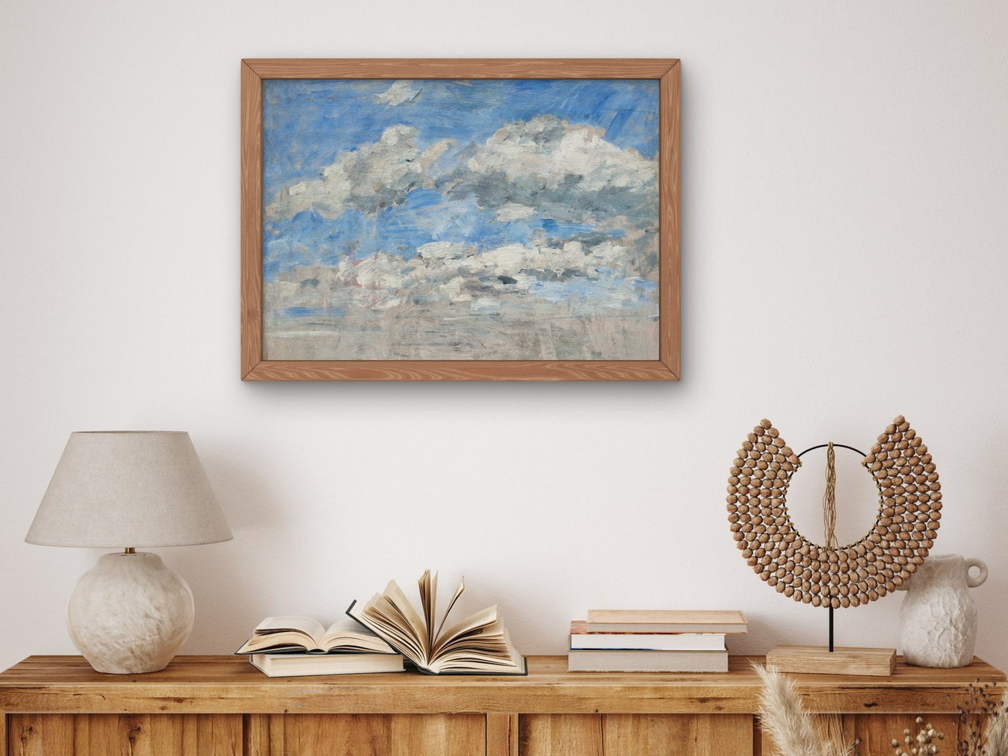 Etude de ciel by Eugène Boudin, Wall Art Print, Fine Art Reproduction, Museum Quality Decor, Poster