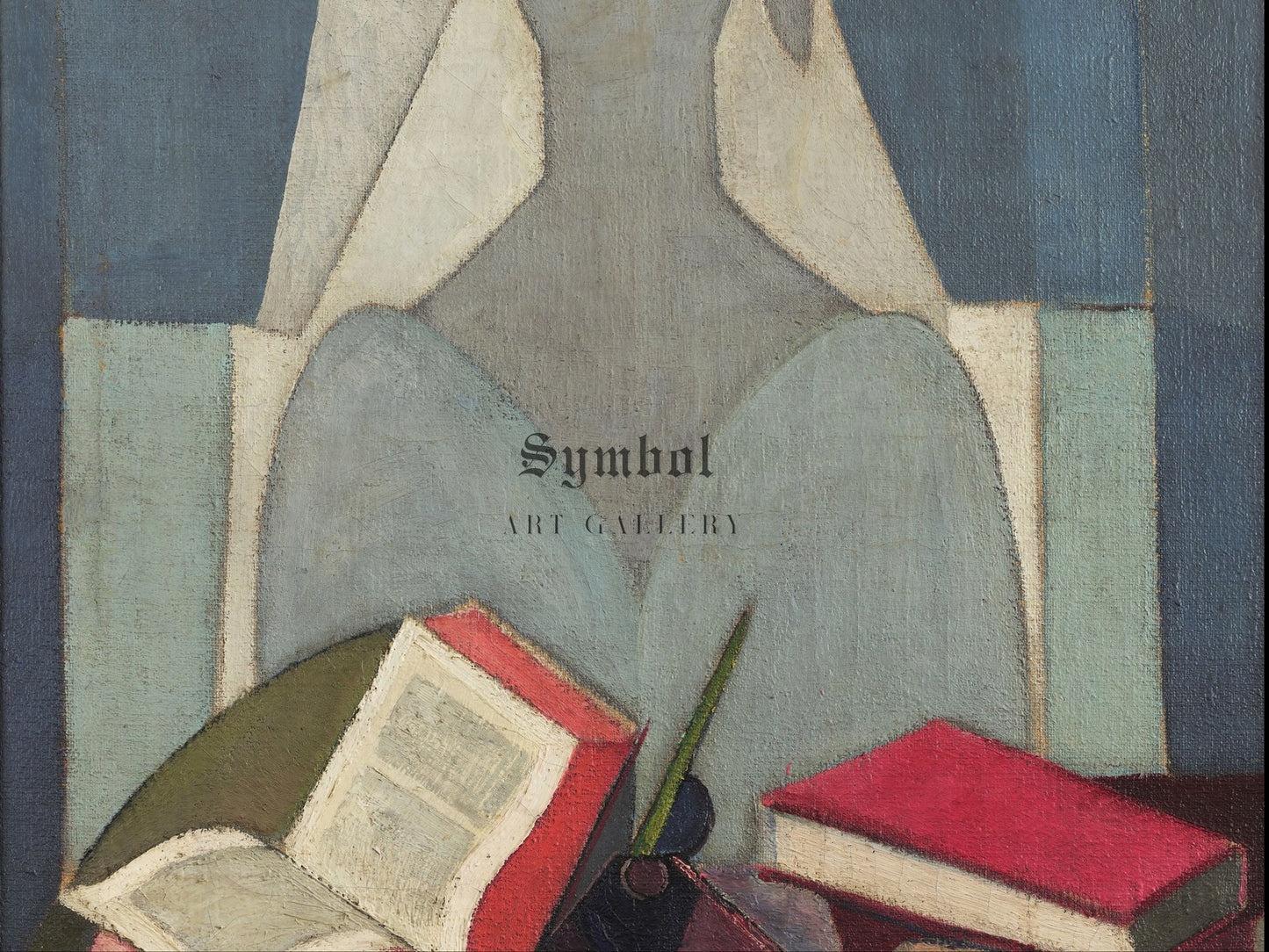 The Poetess by Ángel Zárraga 1917, Wall Art Print, Fine Art Reproduction, Museum Quality Decor, Poster