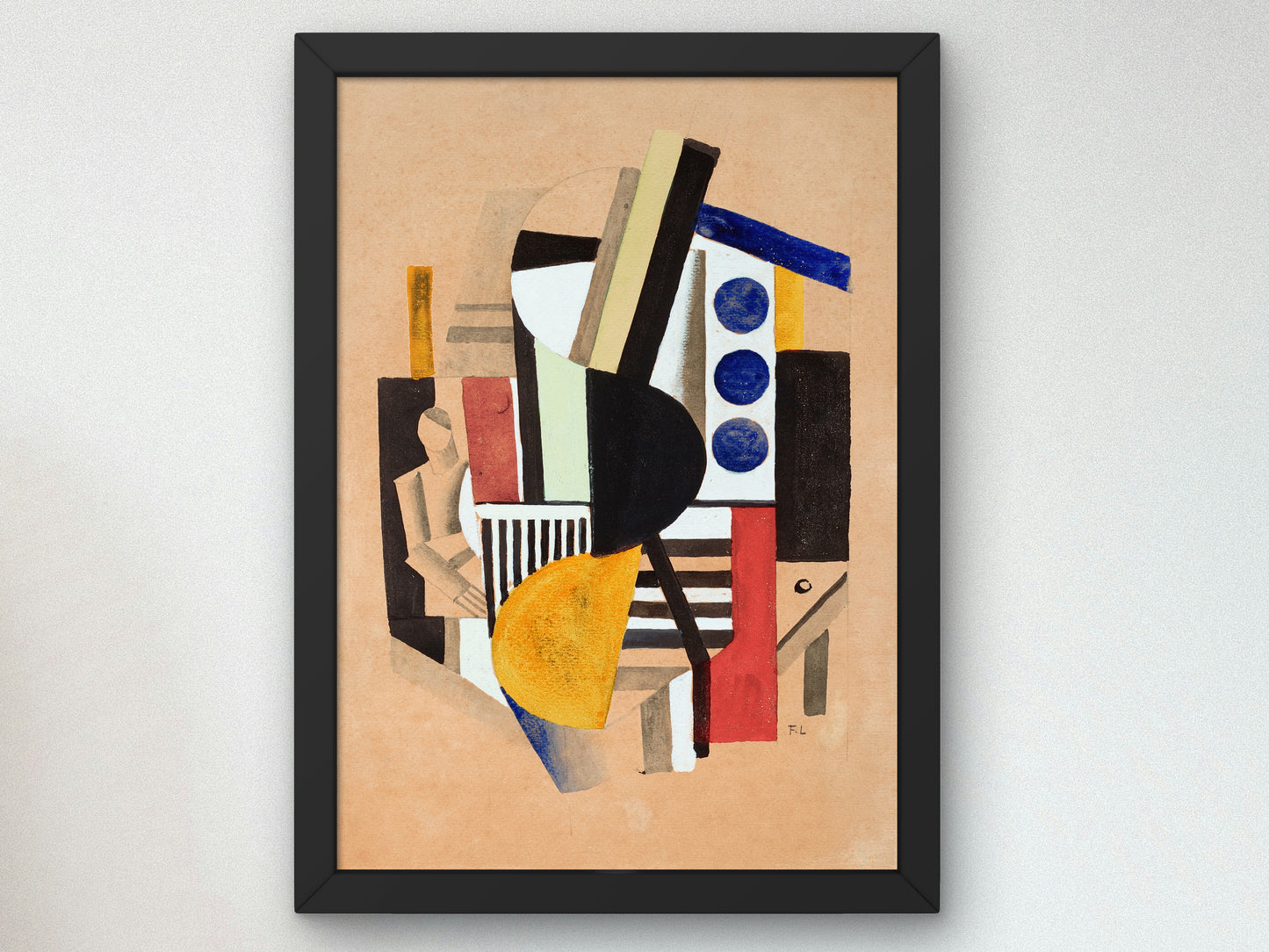 Mechanical Composition by Fernand Léger 1921, Wall Art Print, Fine Art Reproduction, Museum Quality Decor, Poster
