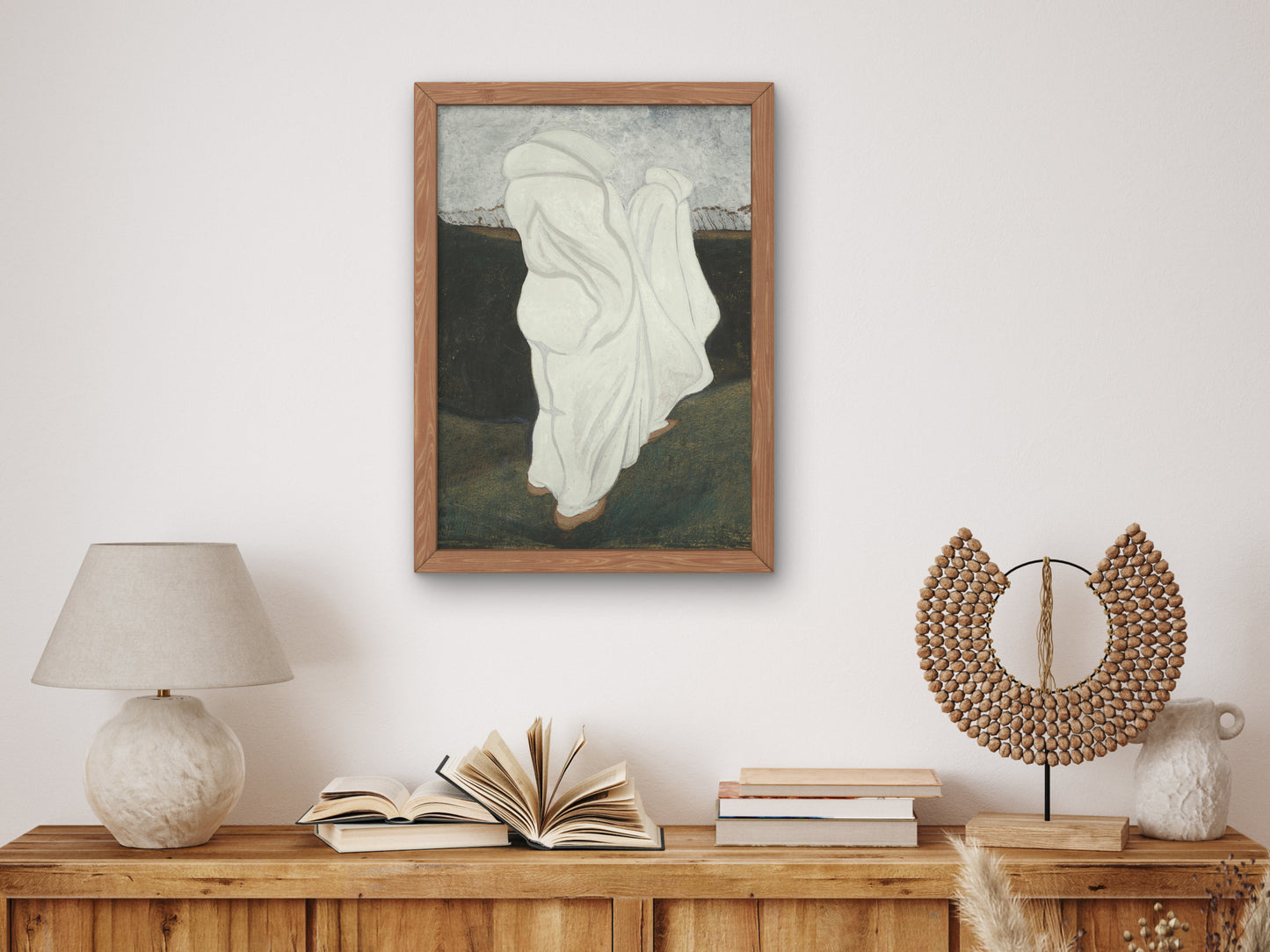 White Robes by Léon Spilliaert 1912, Wall Art Print, Fine Art Reproduction, Museum Quality Decor, Poster