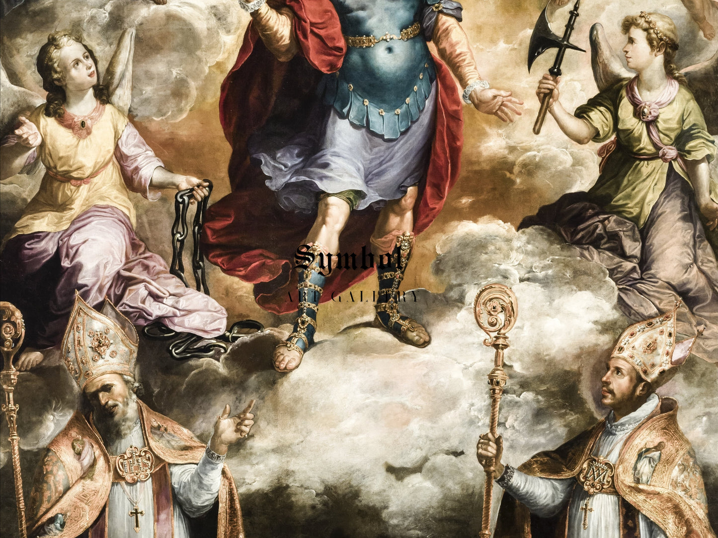 Apotheosis of Saint Hermenegild by Francisco de Herrera the Elder 1620, Wall Art Print, Fine Art Reproduction, Museum Quality Decor, Poster