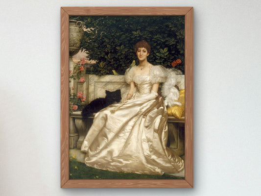 The Hon Violet Monckton by Edward Poynter 1899, Wall Art Print, Fine Art Reproduction, Museum Quality Decor, Poster