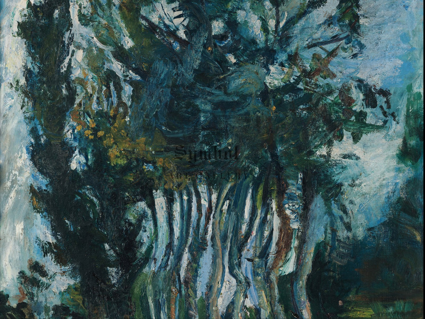 Le Printemps à Champigny by Chaïm Soutine 1942, Wall Art Print, Fine Art Reproduction, Museum Quality Decor, Poster