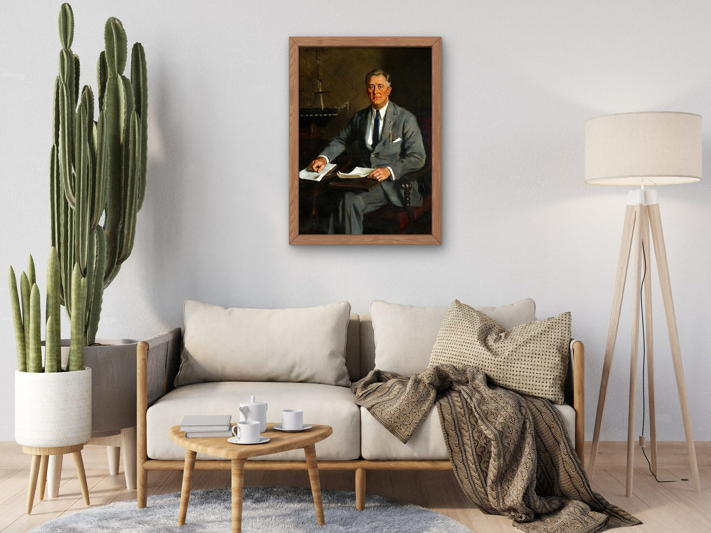 Franklin D. Roosevelt by Ellen Emmet Rand 1932, Wall Art Print, Fine Art Reproduction, Museum Quality Decor, Poster