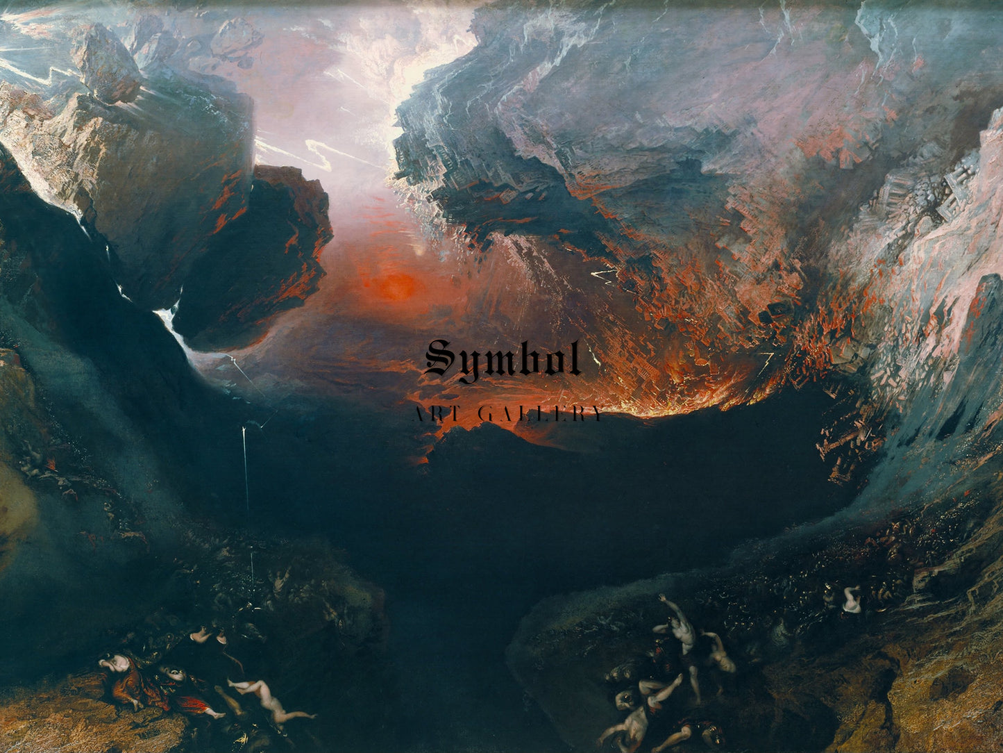 The Great Day of His Wrath by John Martin 1851, Wall Art Print, Fine Art Reproduction, Museum Quality Decor, Poster