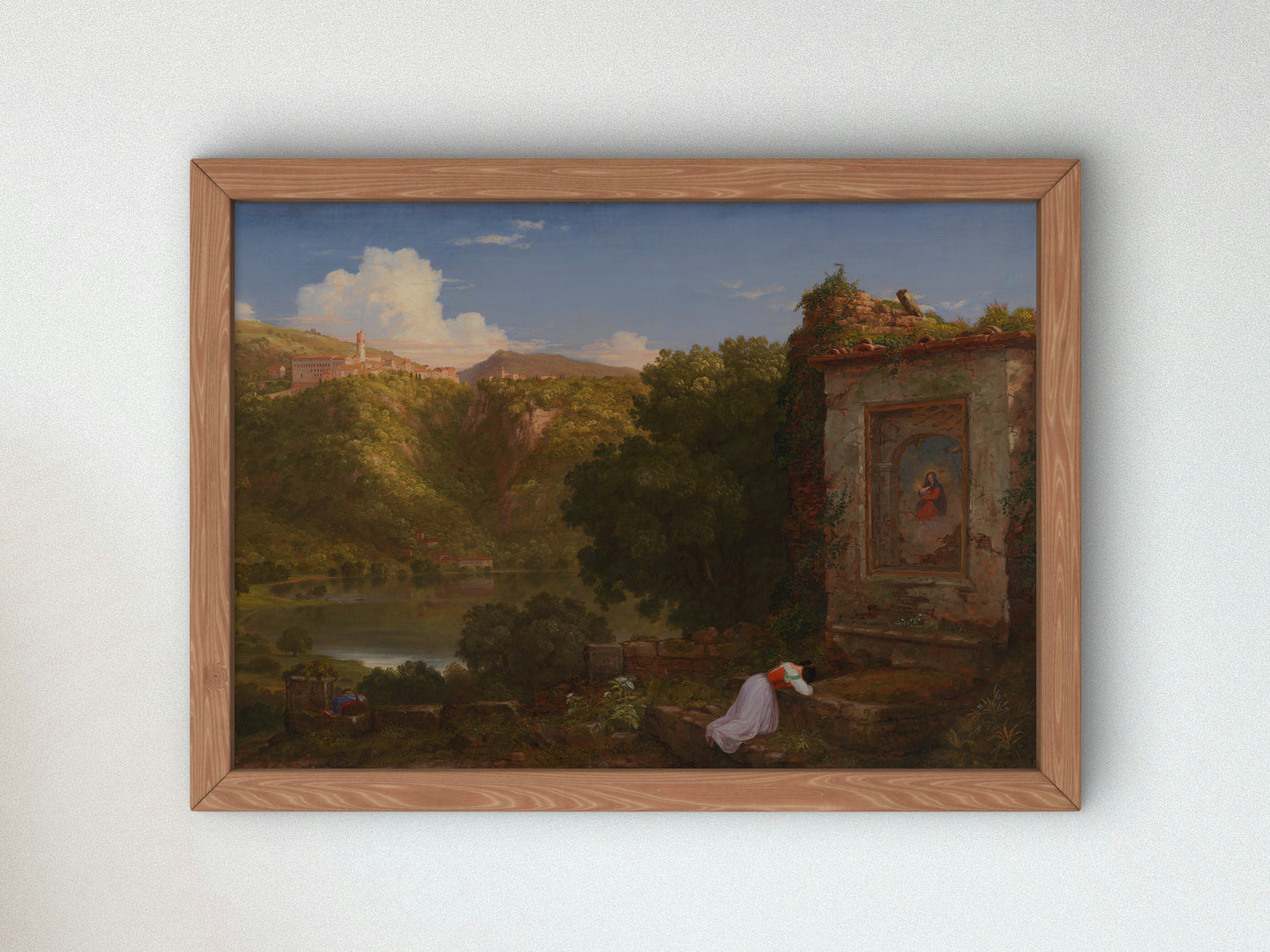 Il Penseroso by Thomas Cole 1845, Wall Art Print, Fine Art Reproduction, Museum Quality Decor, Poster
