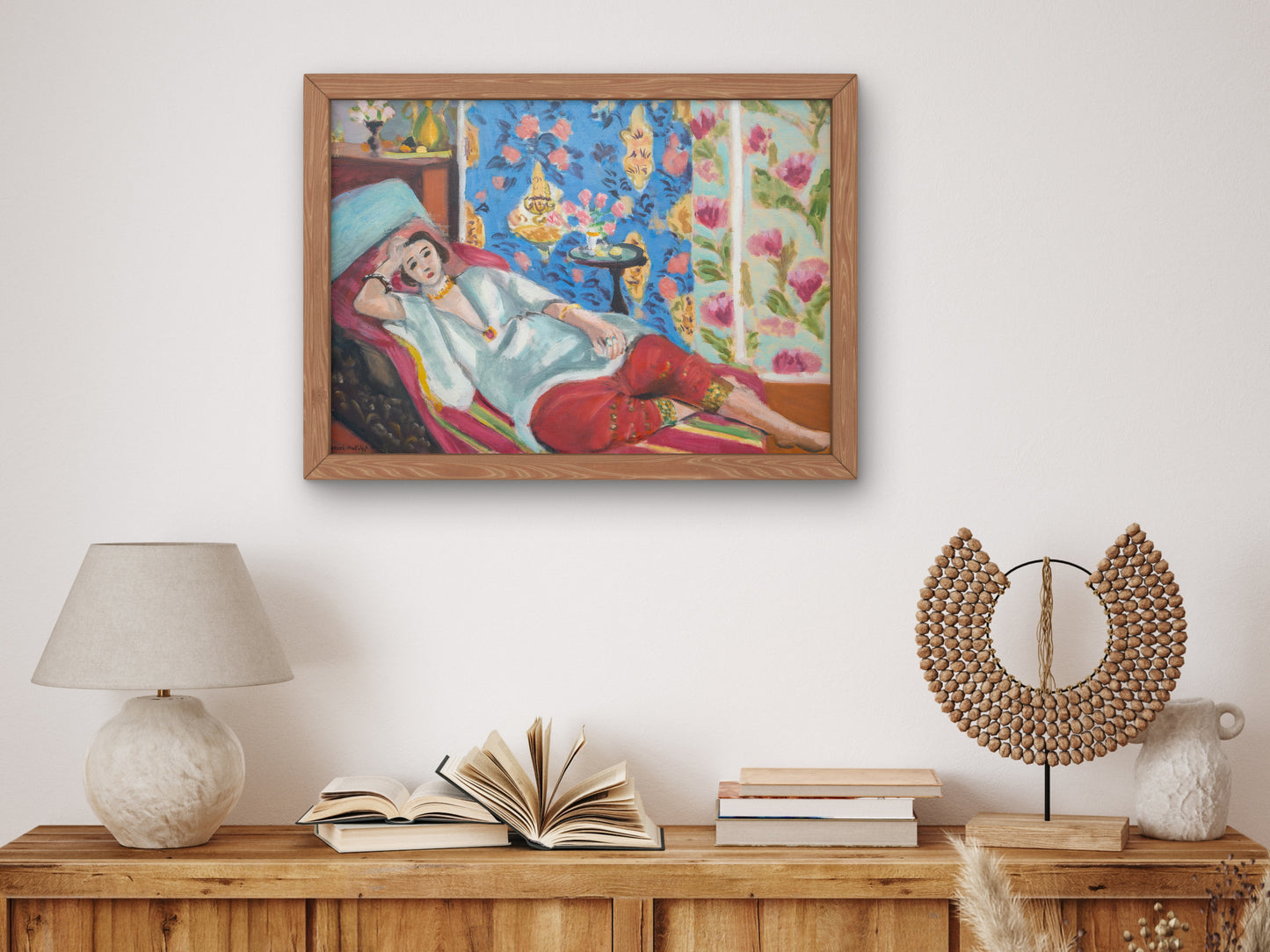 Odalisque with Red Culottes by Henri Matisse 1924, Wall Art Print, Fine Art Reproduction, Museum Quality Decor, Poster