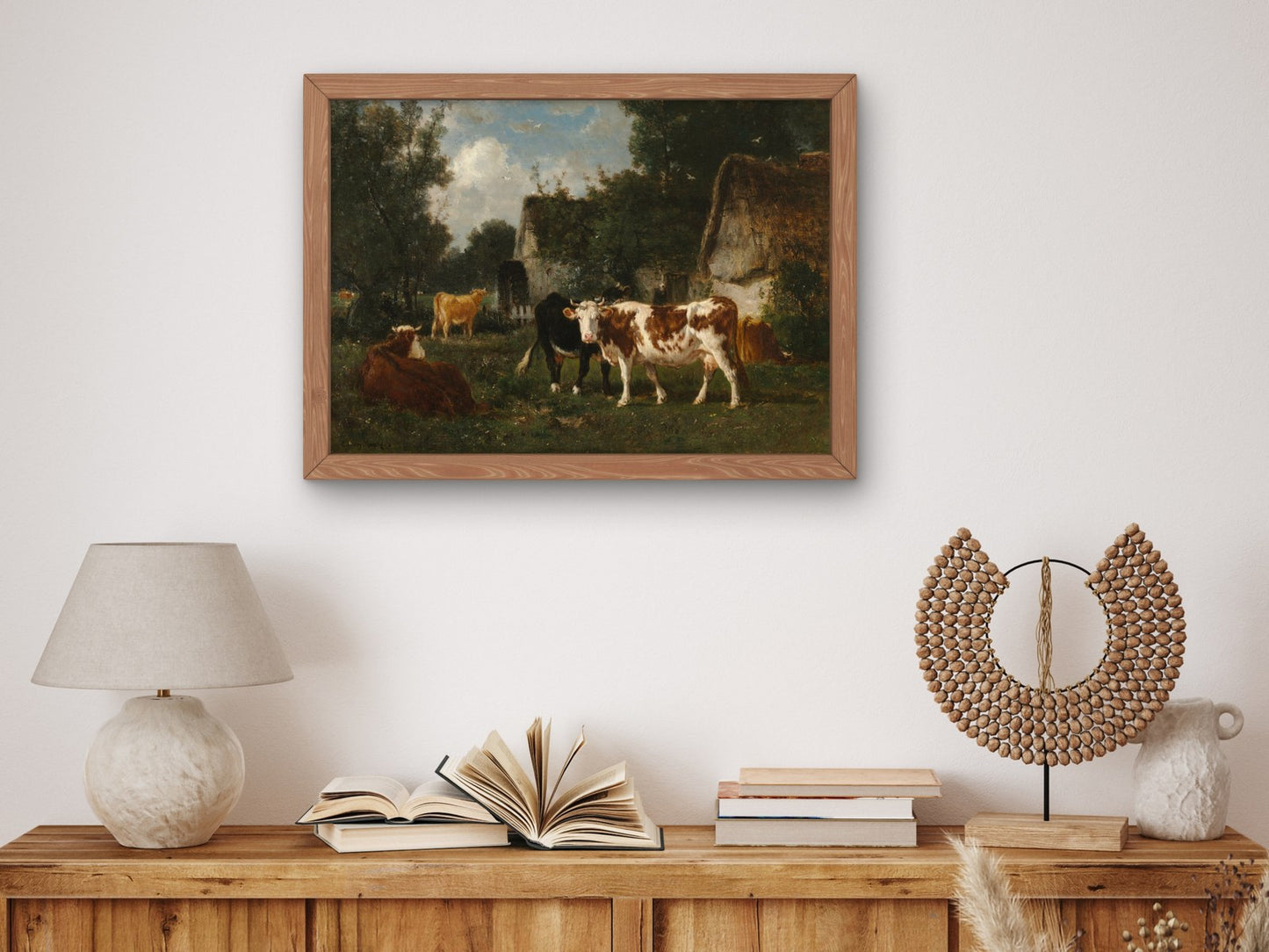 The Mill by Émile van Marcke 1873, Wall Art Print, Fine Art Reproduction, Museum Quality Decor, Poster