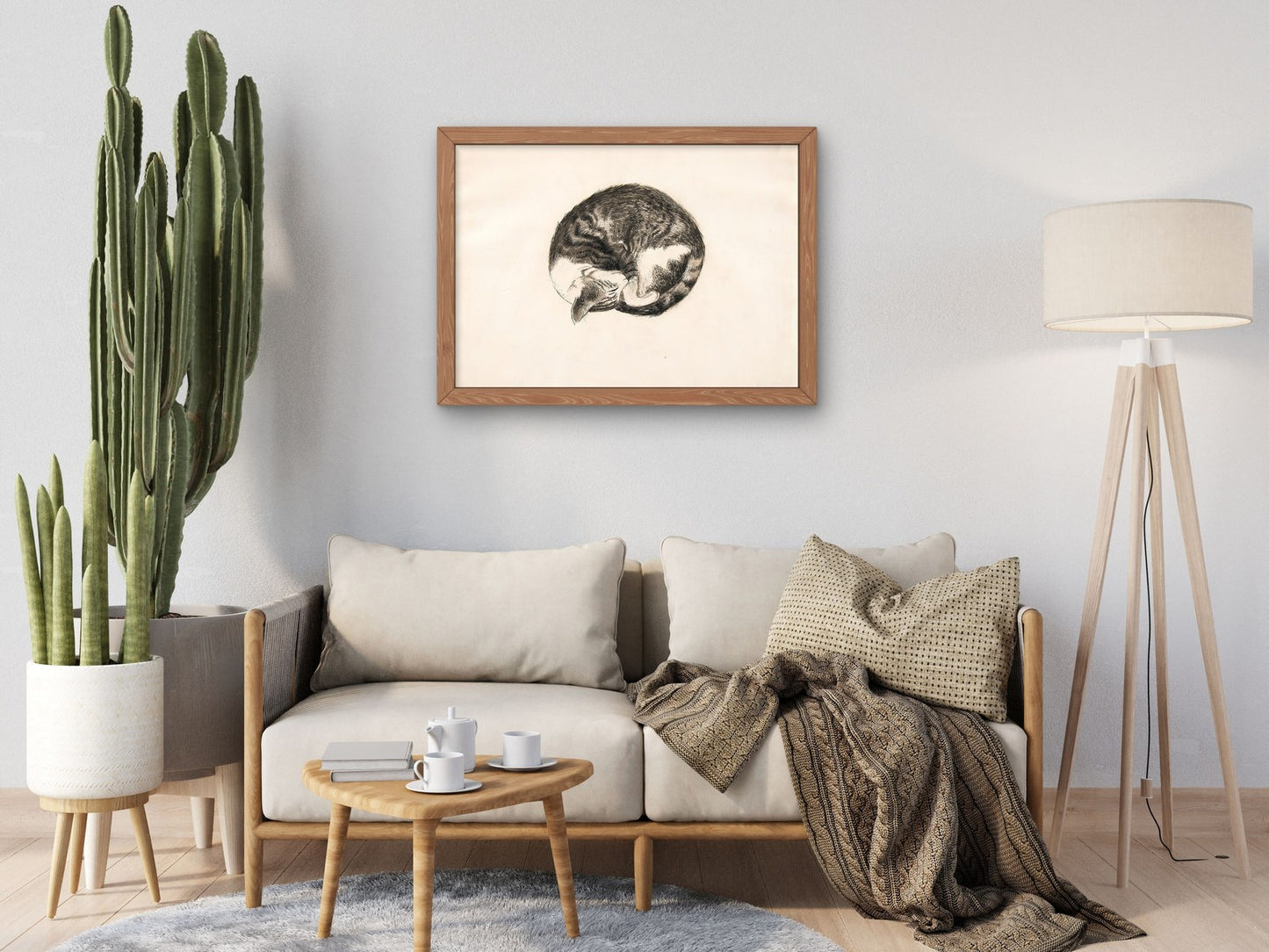 The Cat by Ofelia Marques, Wall Art Print, Fine Art Reproduction, Museum Quality Decor, Poster