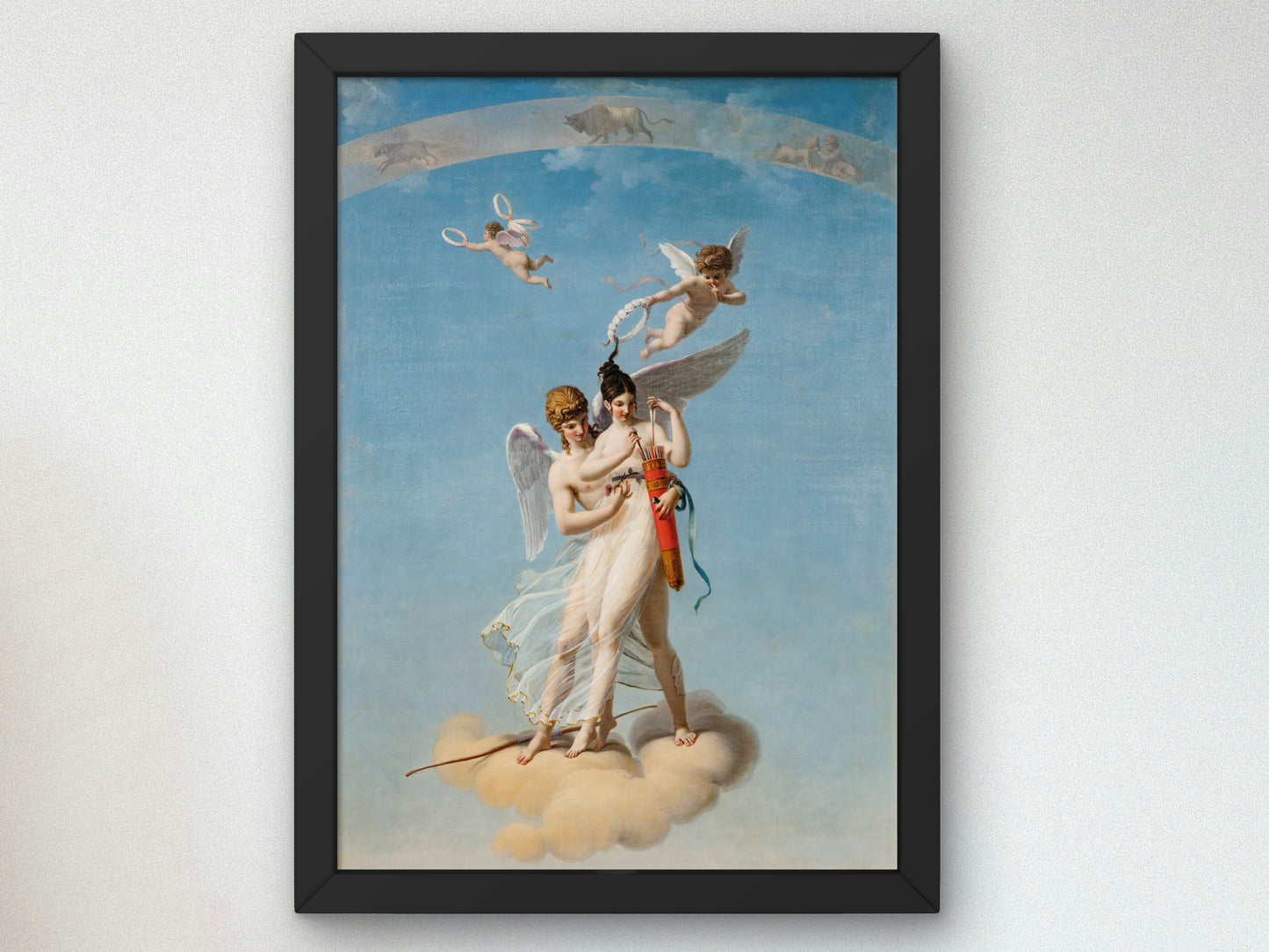 The Four Seasons Summer by Jean Baptiste Debret 1804, Wall Art Print, Fine Art Reproduction, Museum Quality Decor, Poster