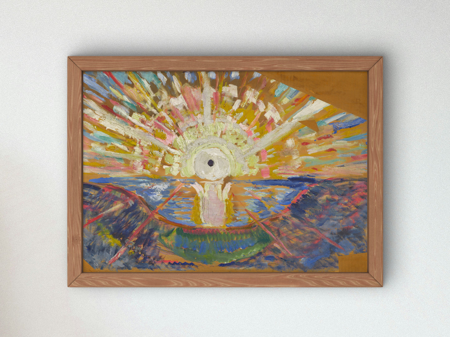 The Sun by Edvard Munch 1910, Wall Art Print, Fine Art Reproduction, Museum Quality Decor, Poster