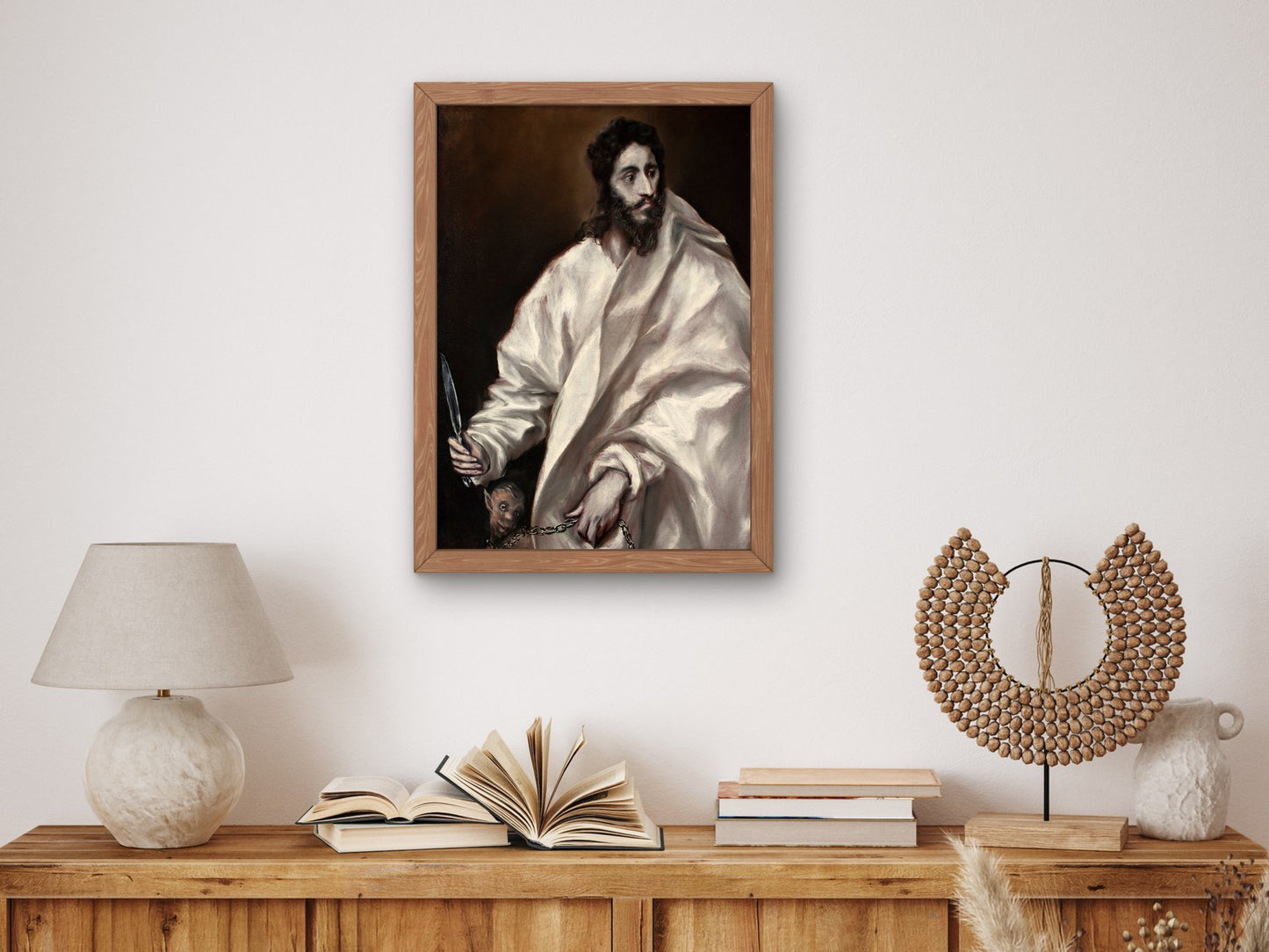 Saint Bartholomew by El Greco 1610, Wall Art Print, Fine Art Reproduction, Museum Quality Decor, Poster