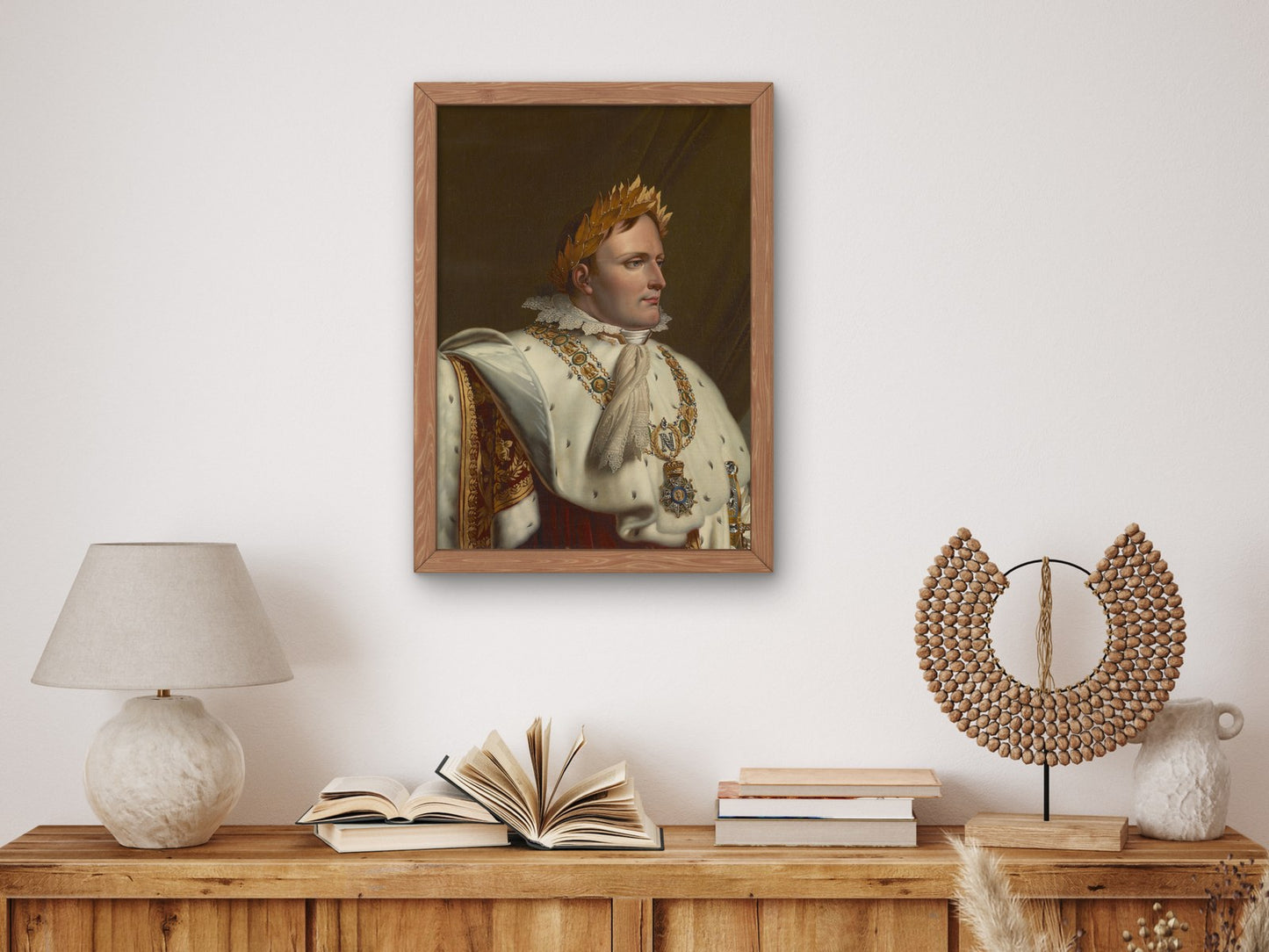 Portrait of Napoleon in His Coronation Robes by Anne Louis Girodet 1812, Wall Art Print, Fine Art Reproduction, Museum Quality Decor, Poster