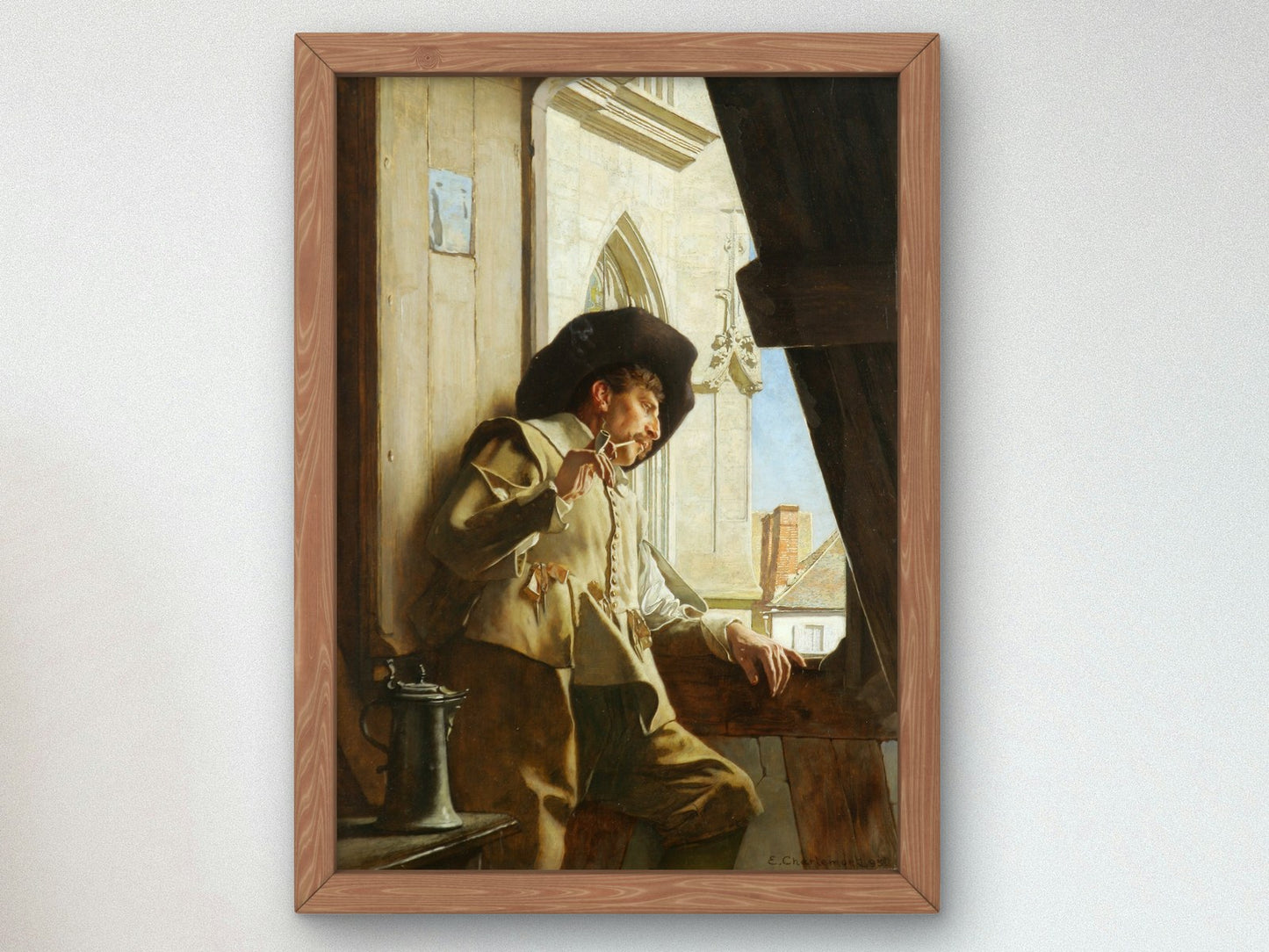 In an Attic by Eduard Charlemont 1895, Wall Art Print, Fine Art Reproduction, Museum Quality Decor, Poster