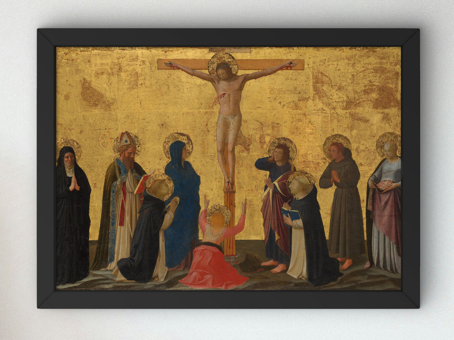 The Crucifixion by Fra Angelico 1440, Wall Art Print, Fine Art Reproduction, Museum Quality Decor, Poster