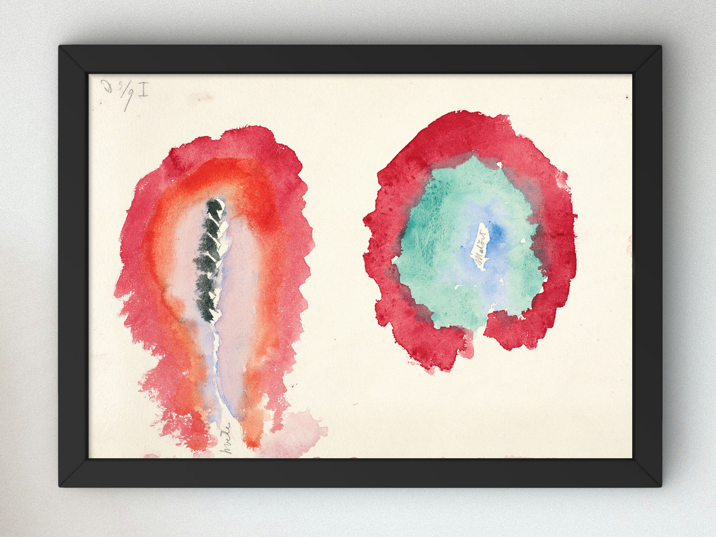 Wheat and Wormwood by Hilma af Klint 1922, Wall Art Print, Fine Art Reproduction, Museum Quality Decor, Poster