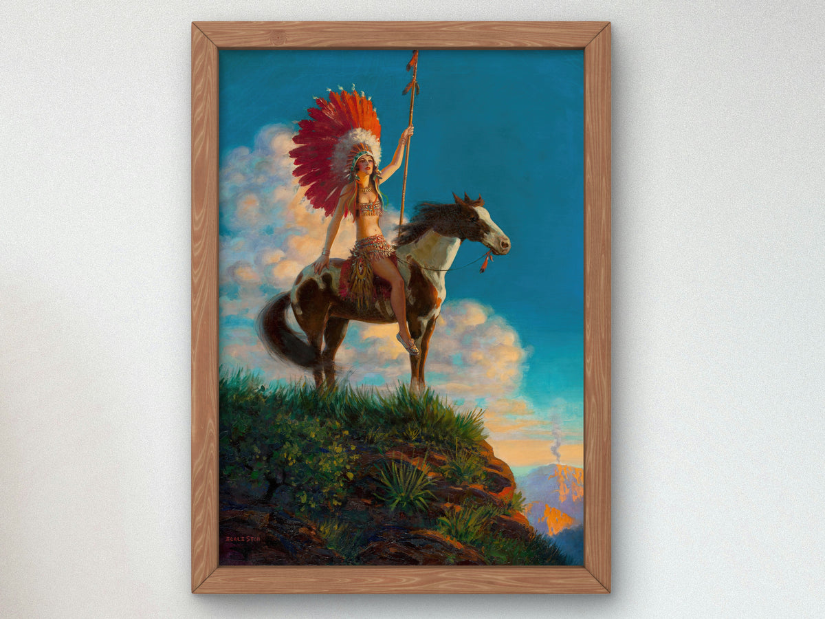 Red Wing by Edward Mason Eggleston 1932, Wall Art Print, Fine Art Reproduction, Museum Quality Decor, Poster