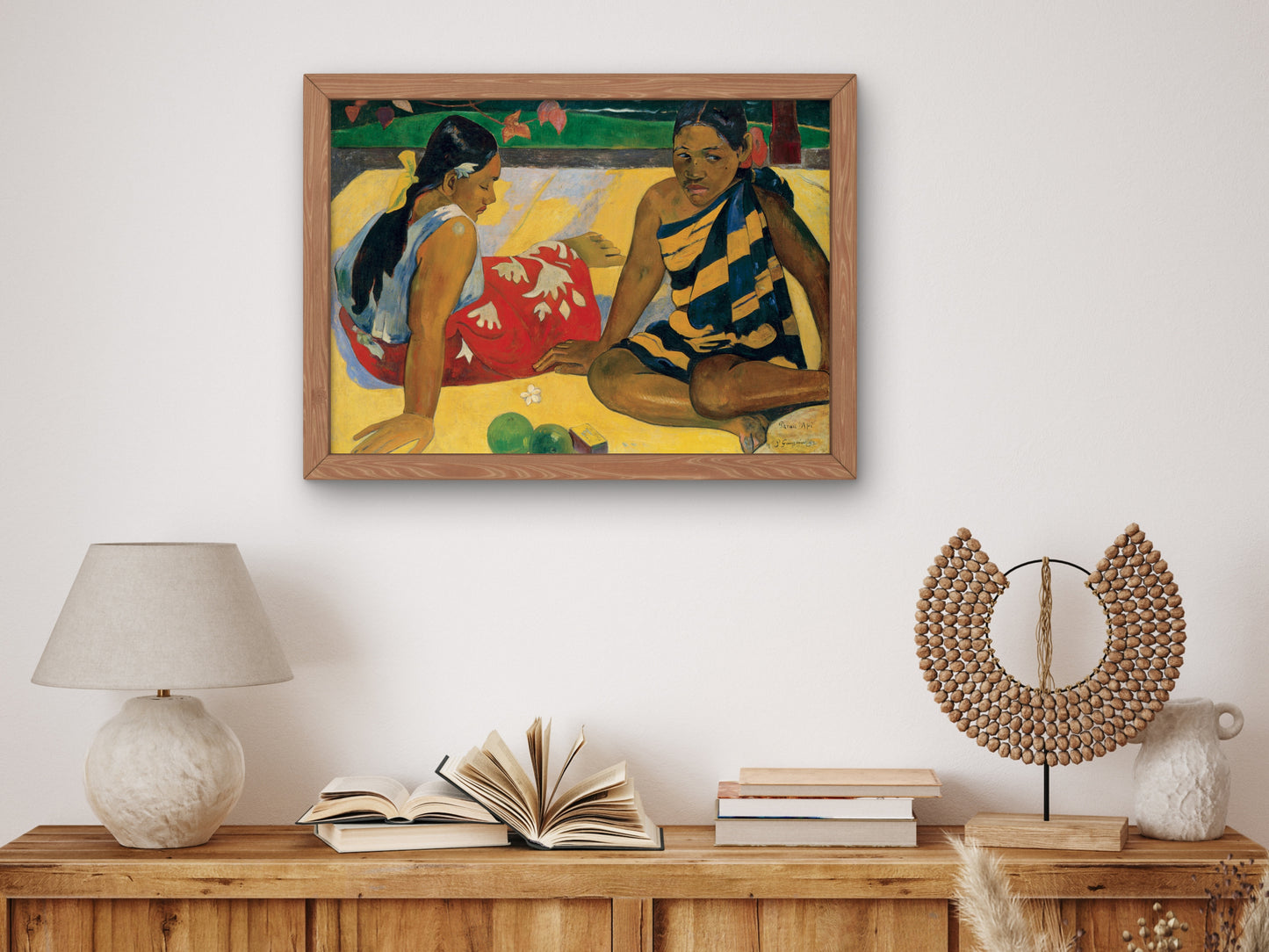 Parau Api by Paul Gauguin 1892, Wall Art Print, Fine Art Reproduction, Museum Quality Decor, Poster