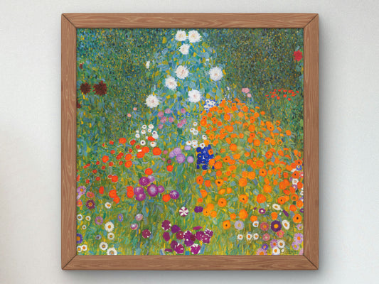 Cottage Garden by Gustav Klimt 1905, Wall Art Print, Fine Art Reproduction, Museum Quality Decor, Poster