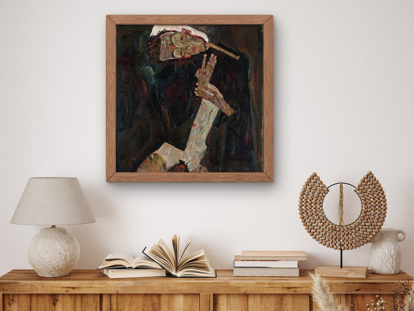The Lyricist by Egon Schiele 1911, Wall Art Print, Fine Art Reproduction, Museum Quality Decor, Poster