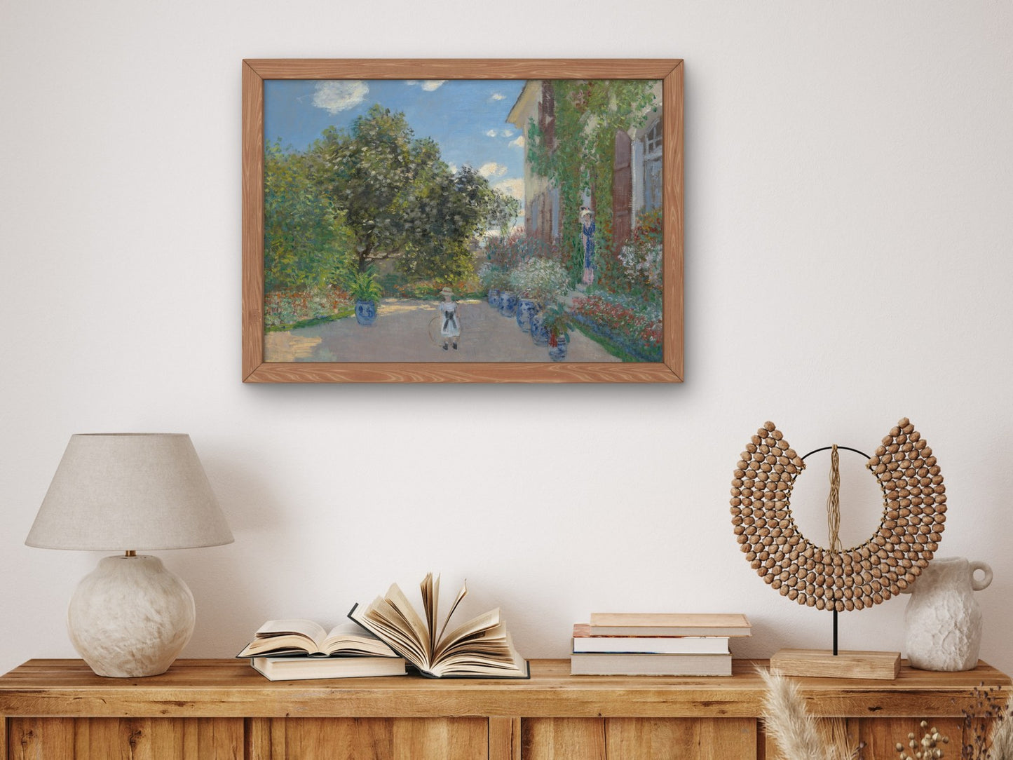 The Artist's House at Argenteuil by Claude Monet 1873, Wall Art Print, Fine Art Reproduction, Museum Quality Decor, Poster